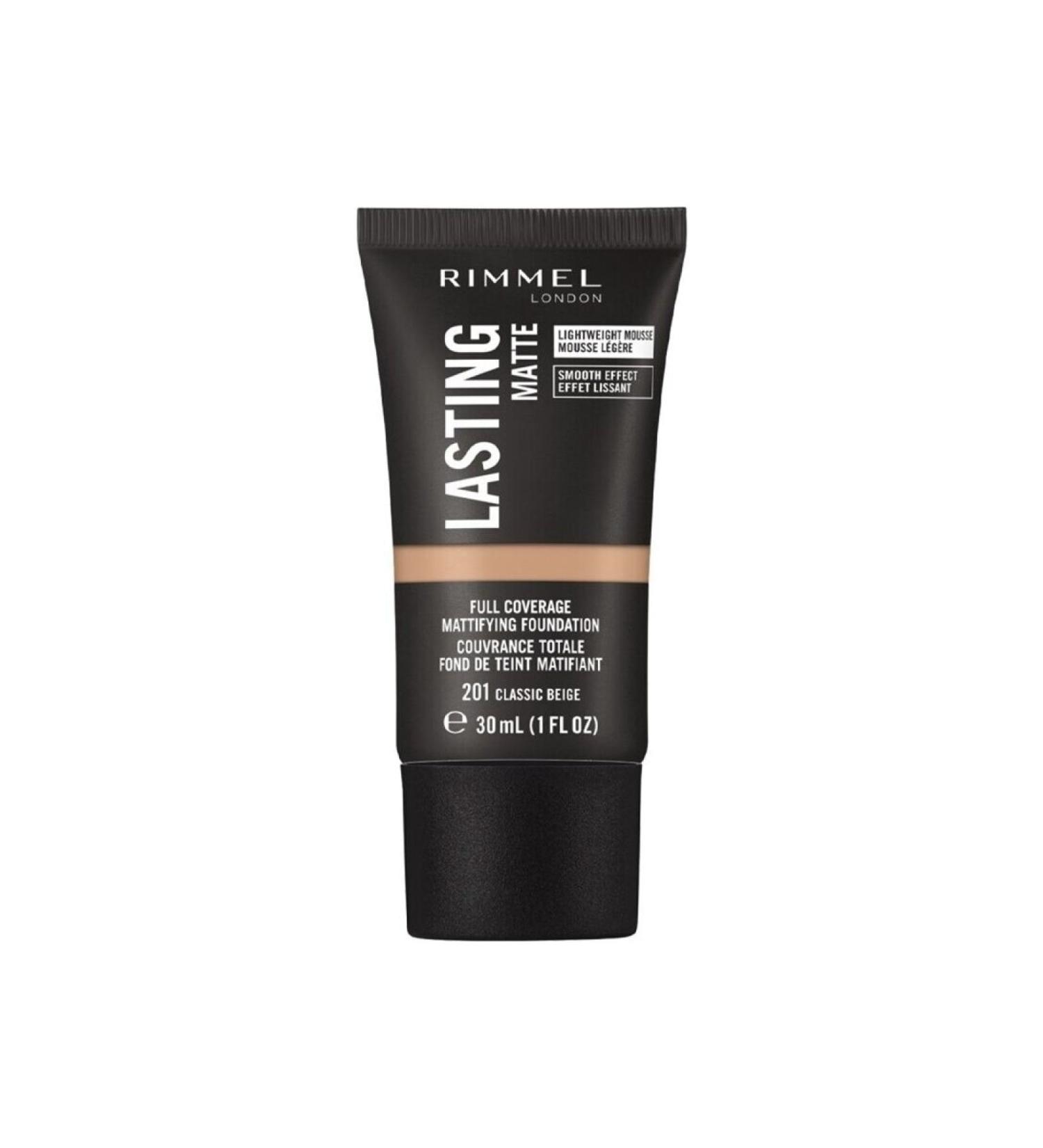 Rimmel London Long-lasting Matte Foundation 201