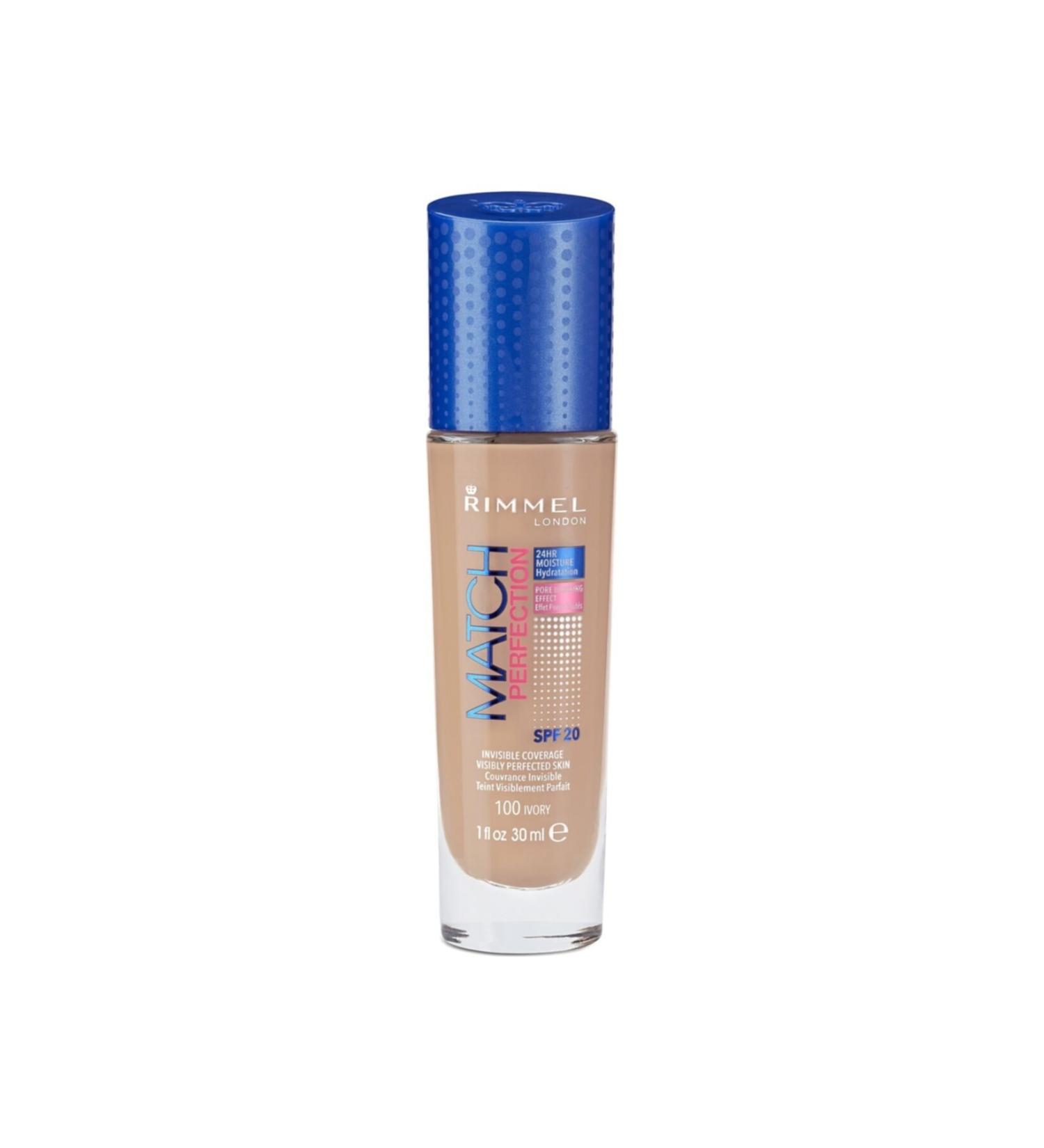 Rimmel London Match Perfection Foundation 100 Ivory