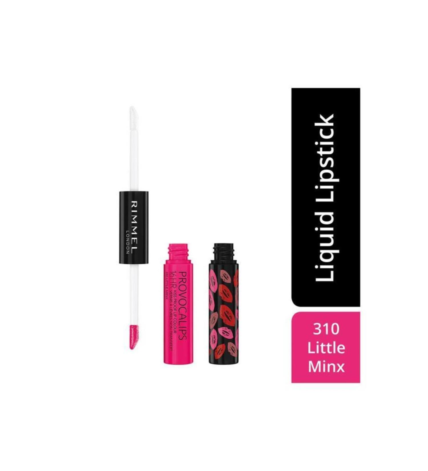 Rimmel London PROVOCALIPS LIQUID LIPSTICK POUTING PINK 310 - Buy Online on GoSupps.com