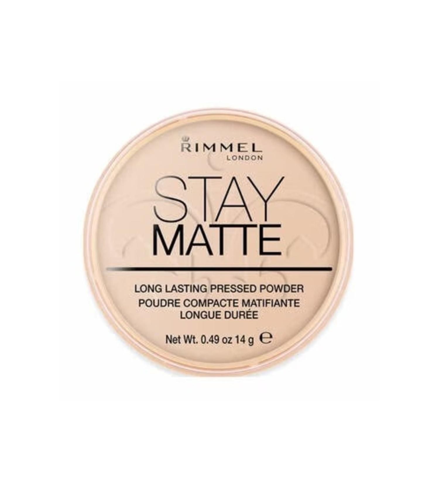 Rimmel London Stay Mat Pressed Powder Color 003 Peach Glow