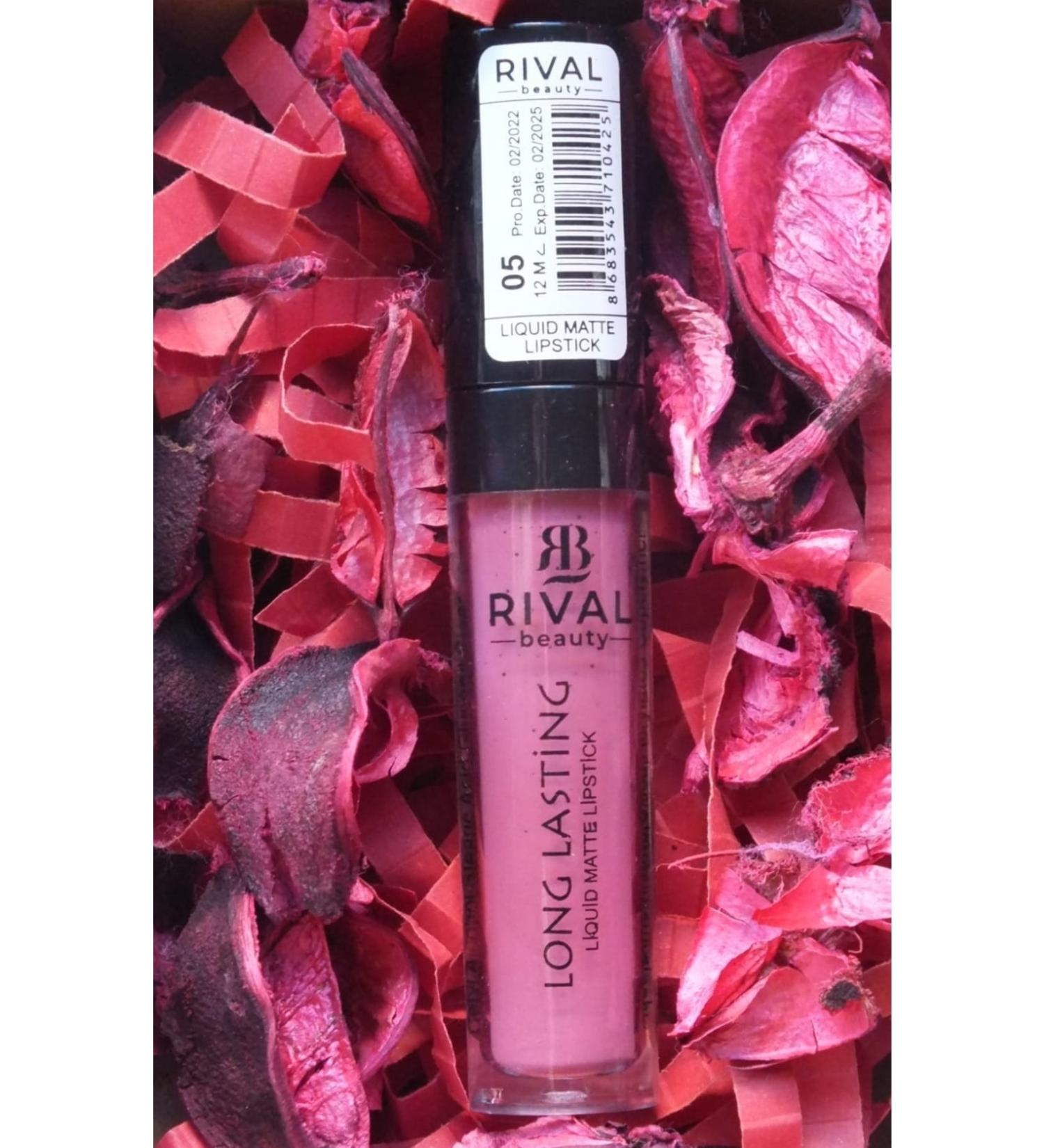 Rival Beauty Liquid Matte Lipstick Long Lasting No.5