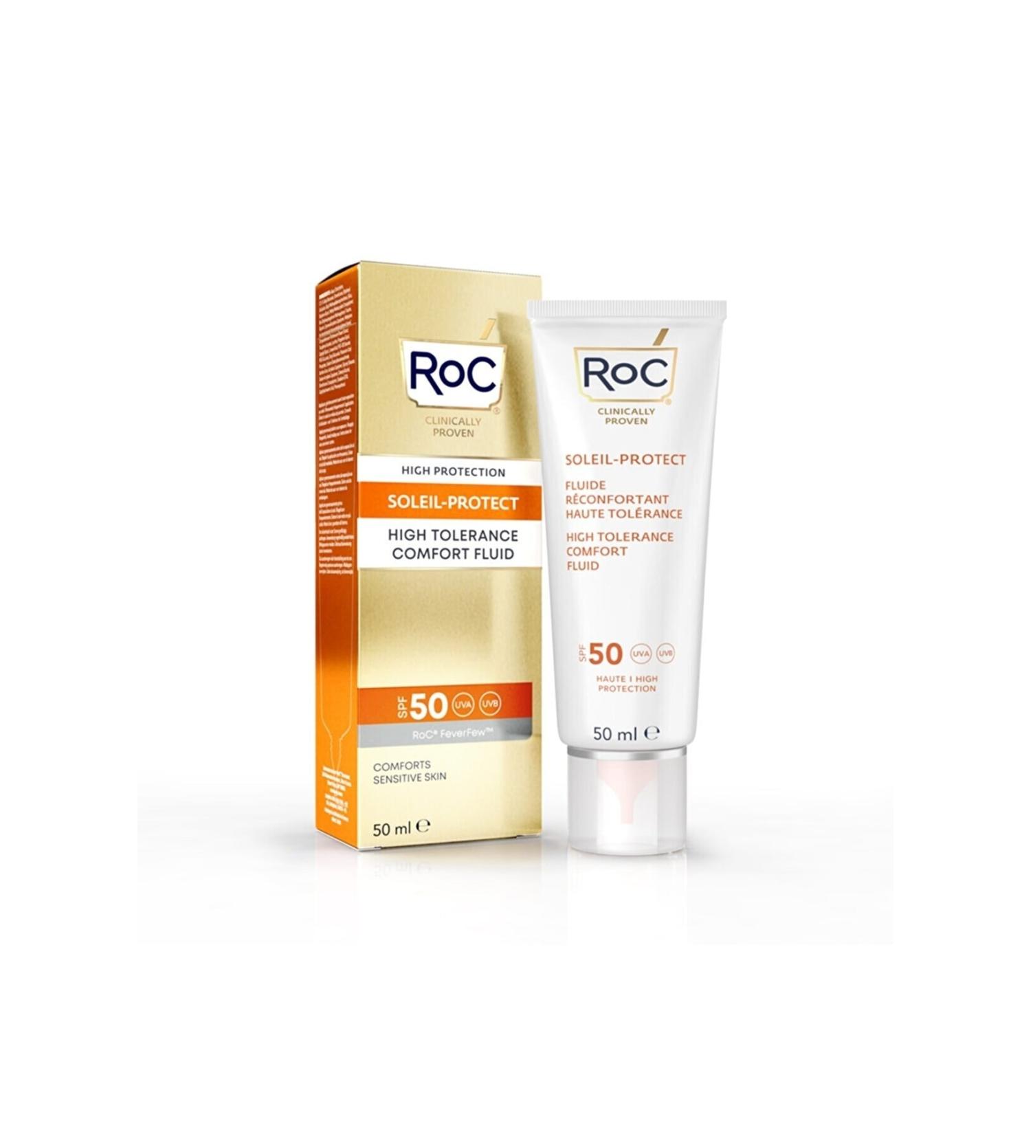 Roc Anti-Wrinkle Soothing Liquid Sun Cream Spf 50 50 Ml 546654