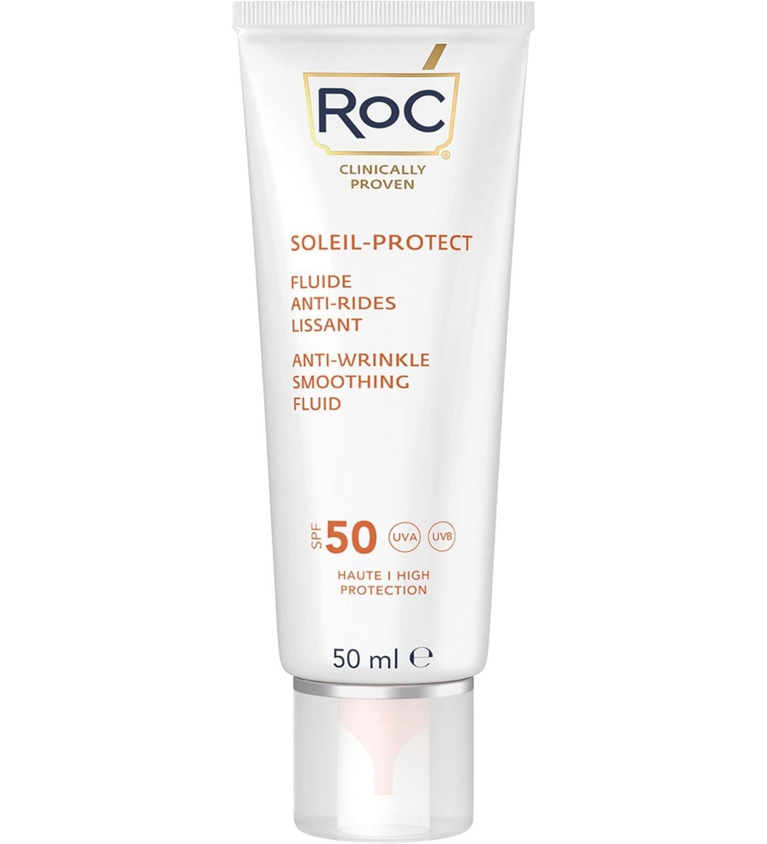 Roc Soleil Protect Anti Wrinkle Fluid Spf 50 50 Ml
