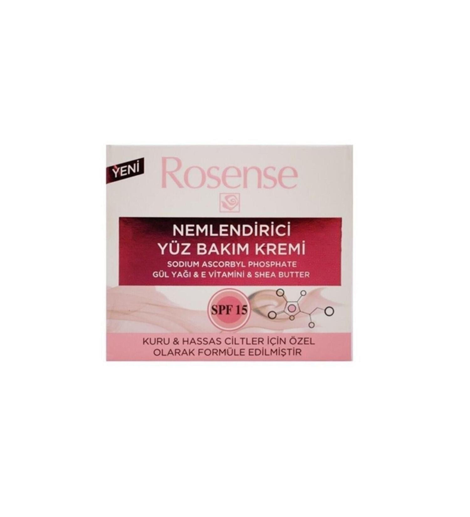 Rosense Moisturizing Face Care Cream (Dry & Sensitive Skin) - 50 ml