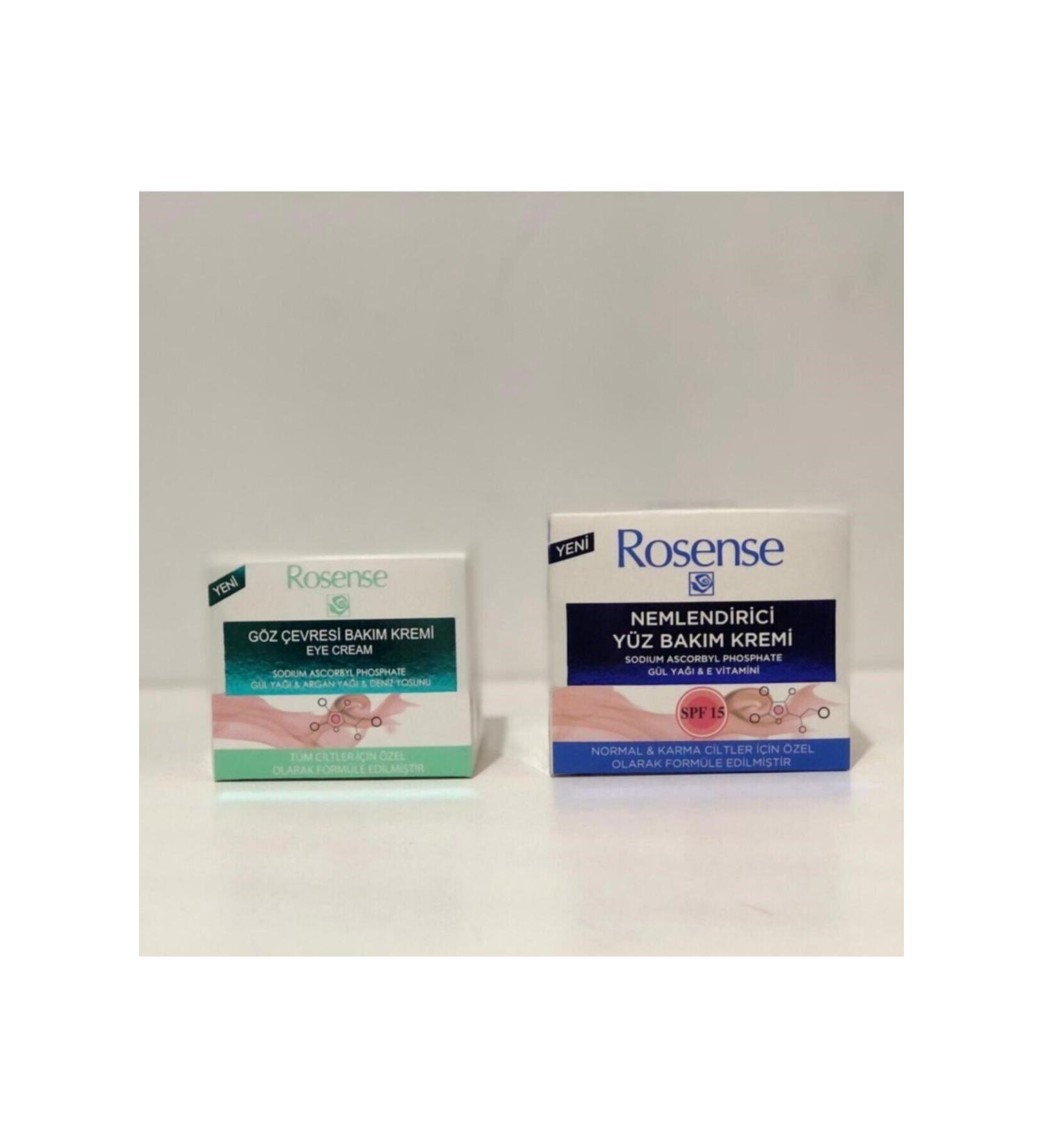 Buy Rosense Eye Contour Care Cream and Get a Moisturizing Face Care Cream as a Gift for Normal and Combination Skin
