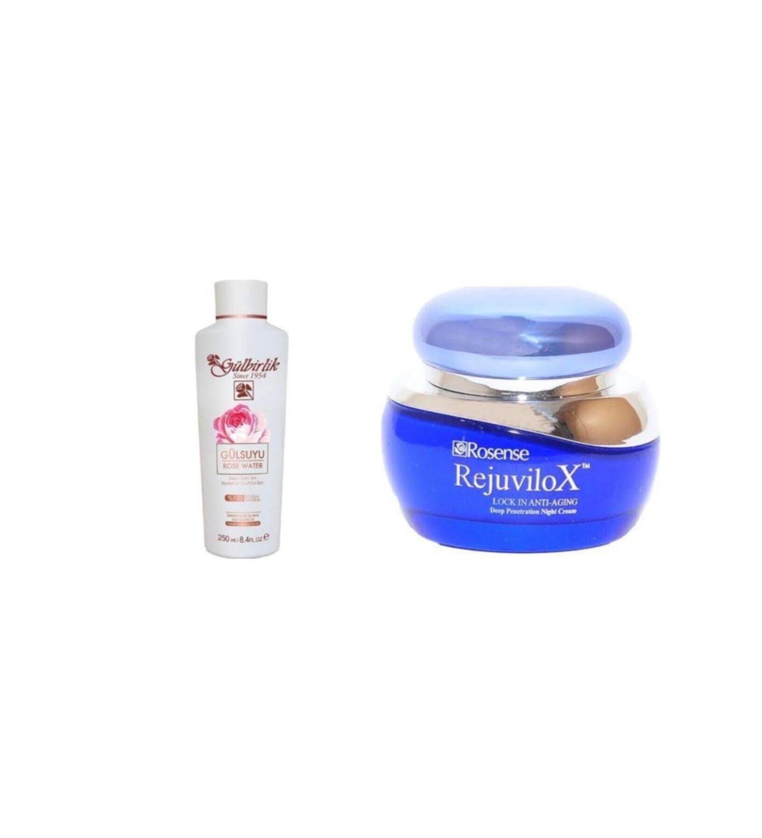 Rosense Rejuvilox Anti-Wrinkle Night Gel Cream Buyers Gulbirlik Rose Water - Buy Online on GoSupps.com