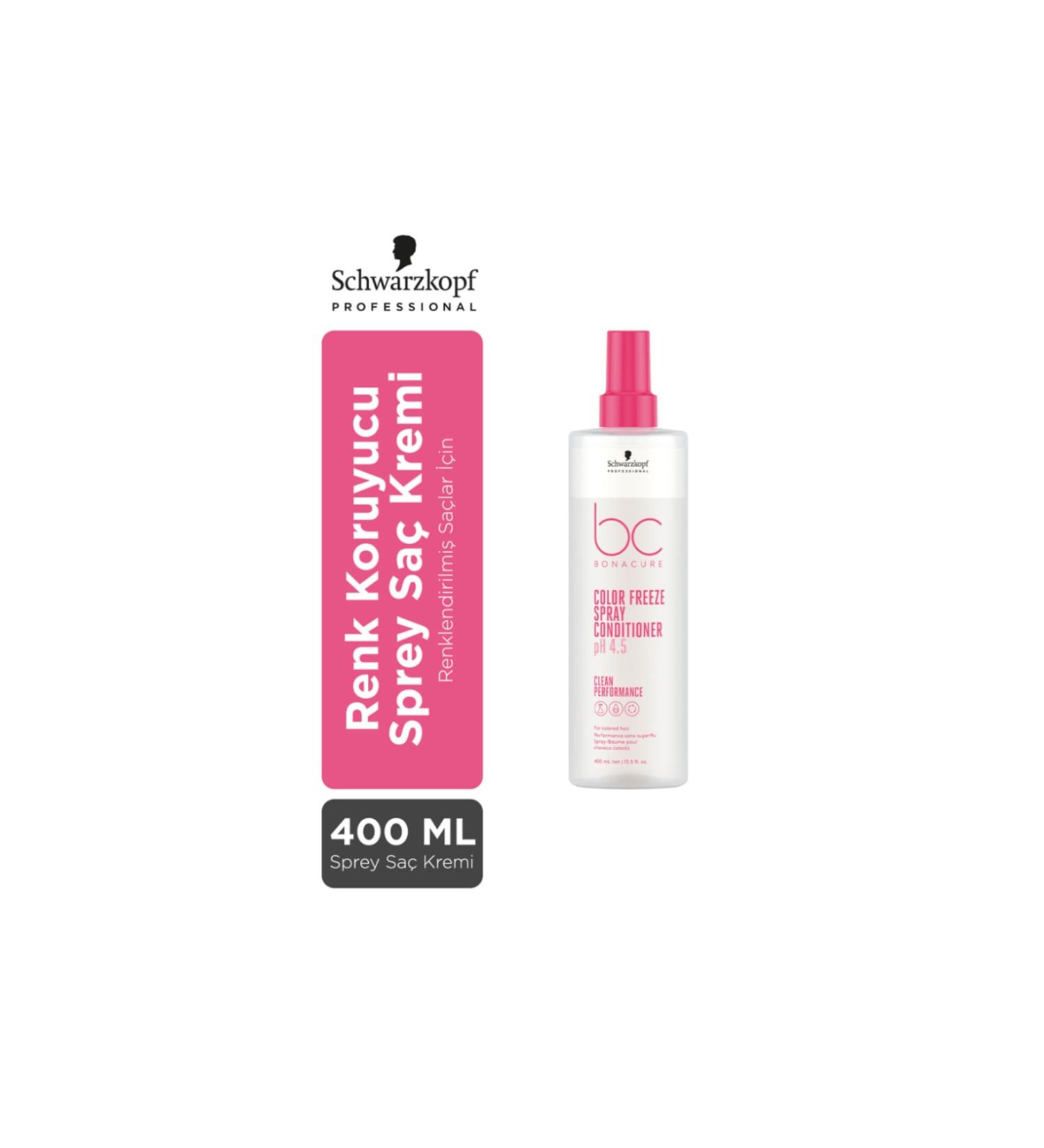 Schwarzkopf Bc Bonacure Color Freeze Ph 4.5 Color Protection Vegan Spray Conditioner 400 Ml - Buy Online on GoSupps.com