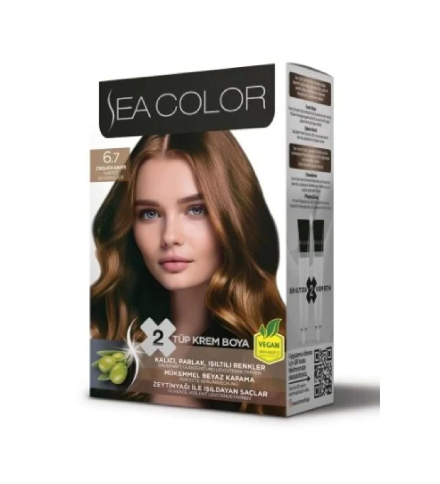 Sea Color Chocolate Brown 6/7 Hair Dye 100 ml