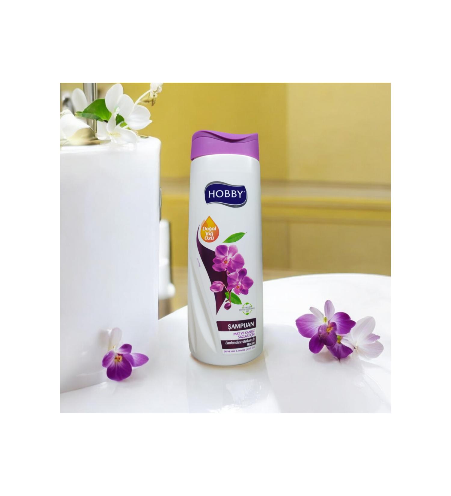 Hobby LAUREL OIL & ORCHID FLOWER EXTRACT SHAMPOO FOR MATTE AND LIFELESS HAIR