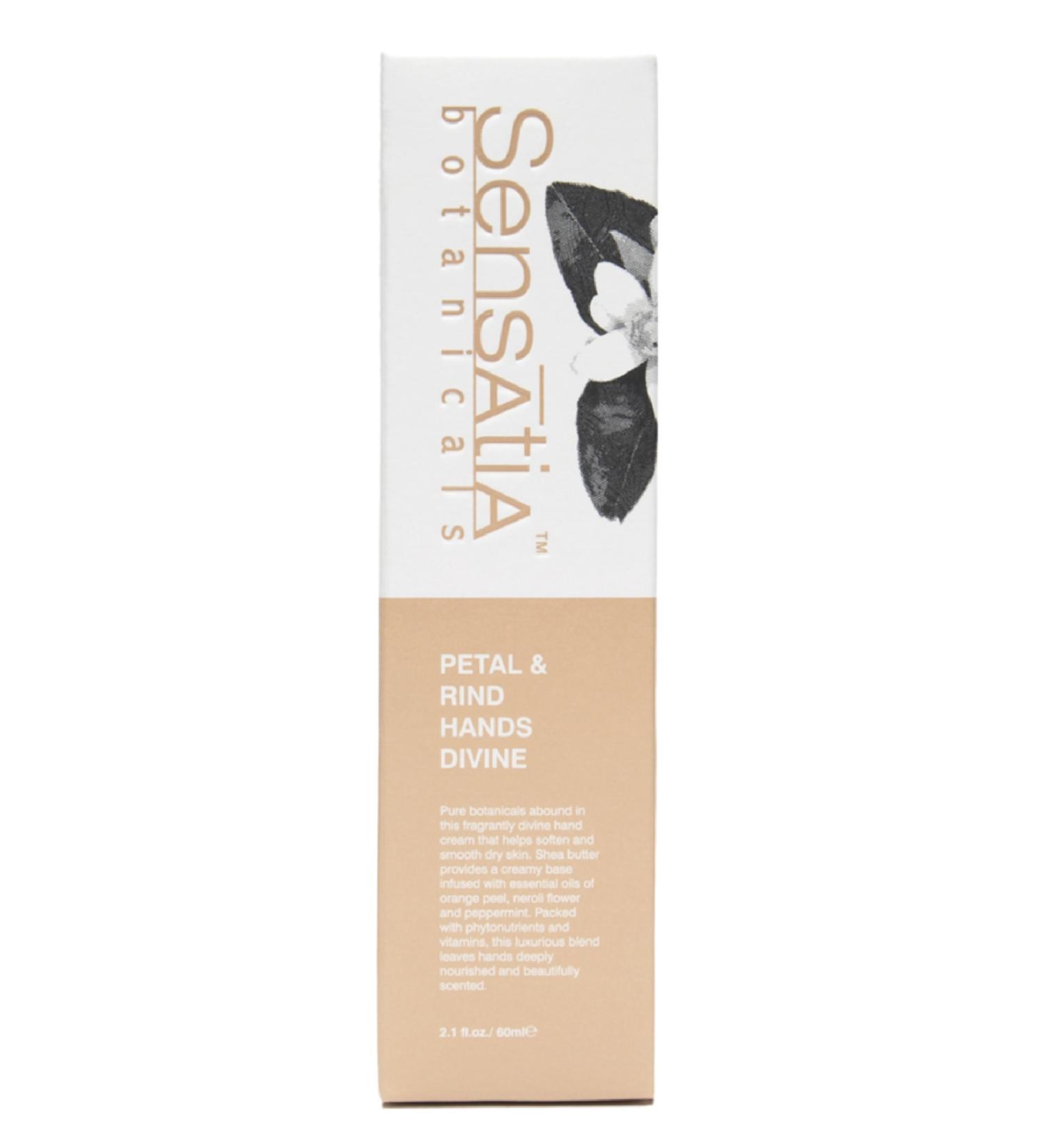 Sensatia Botanicals Leaf and Bark Hand Cream / Orange Peel Healing Hand Cream 60ml
