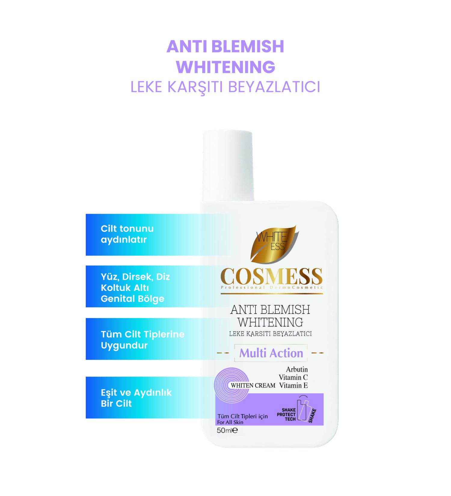 Cosmess ANTI-STAIN Facial Whitening Cream - Face Whitening Cream 50 ml