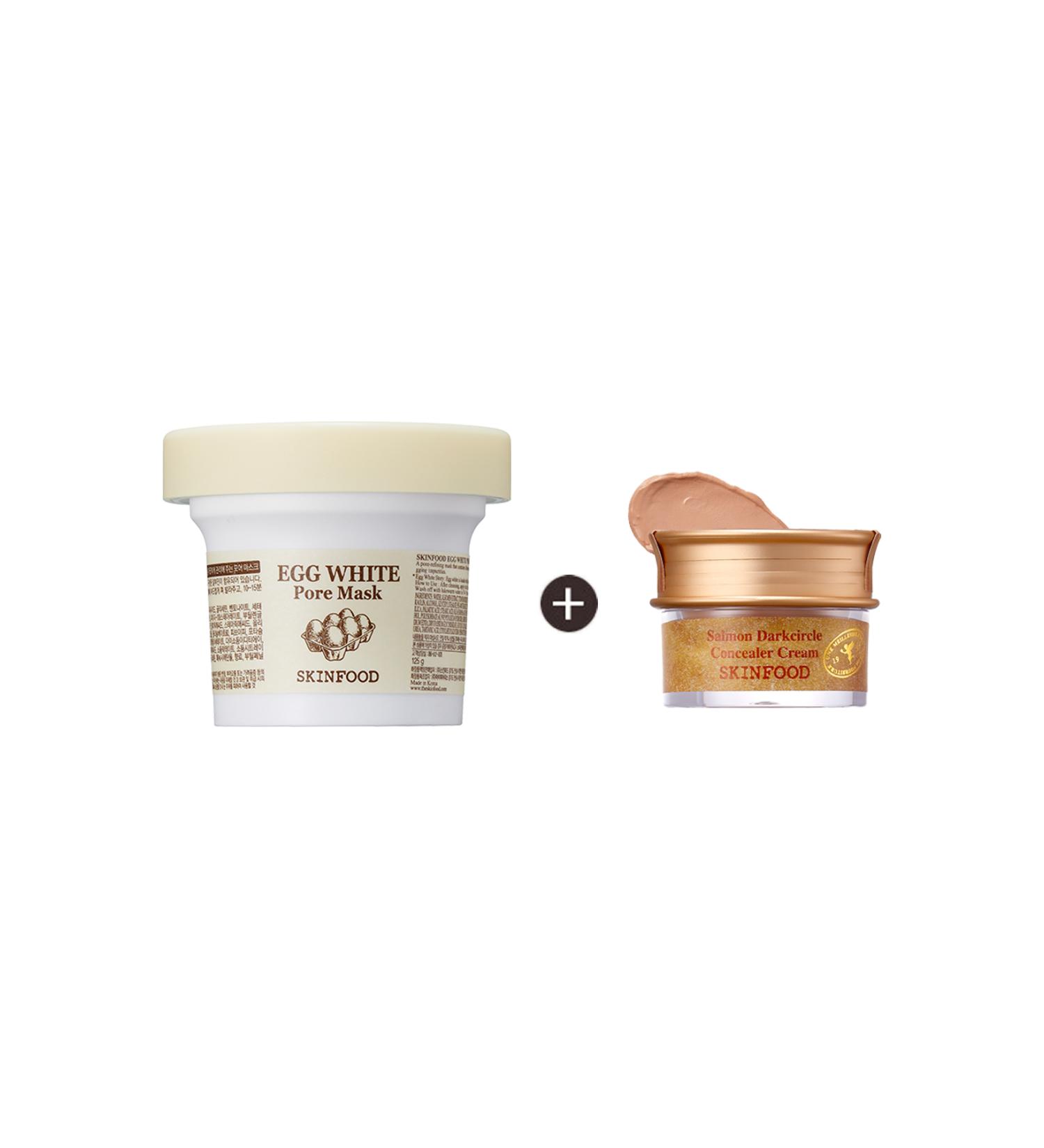 Skinfood Egg White Pore Mask Salmon Concealer (2)