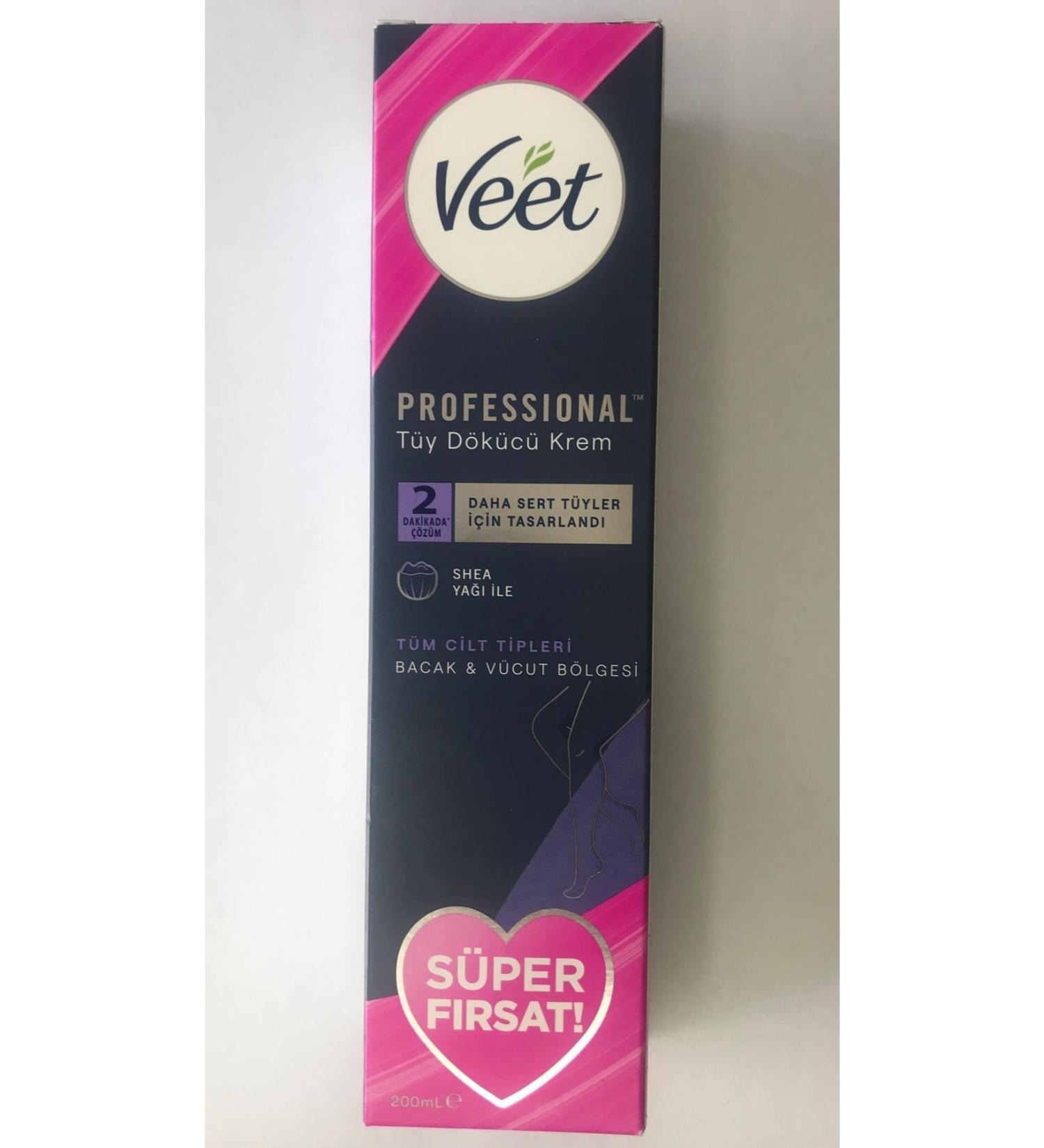 Veet Professional Hair Removal Cream For Normal Skin 200 Ml