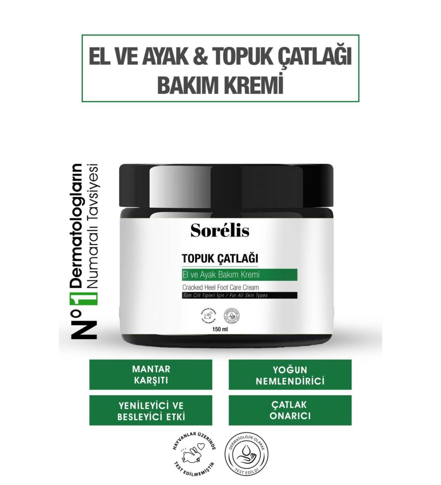 Sorelis Heel Crack Hand and Foot Miraculous Care Cream 150 ml - Buy Online on GoSupps.com