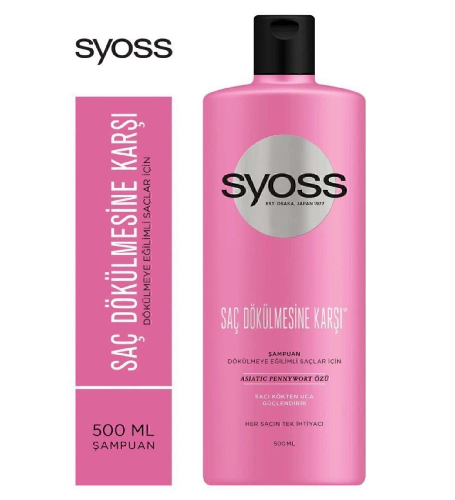 Syoss Anti Hair Loss Shampoo 500 ml - Effective Hair Loss Prevention