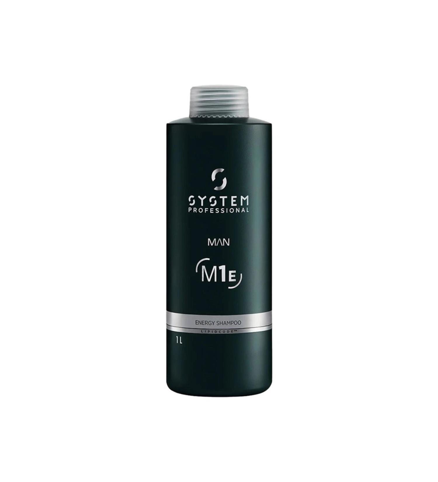 System Professional Man M1E Energy - Shampoo for Fine Hair 1000 ml CYT154578784542