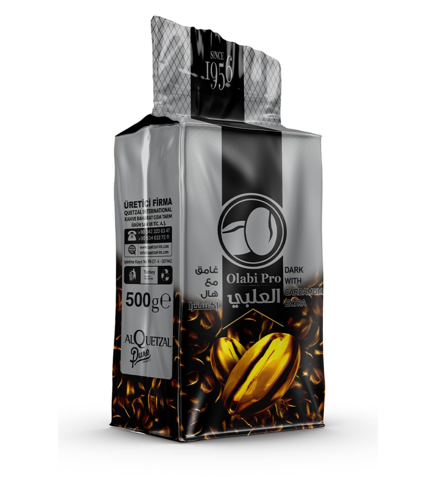olabi kahve strong extra cardamom turkish coffee 500g - Buy Online on GoSupps.com