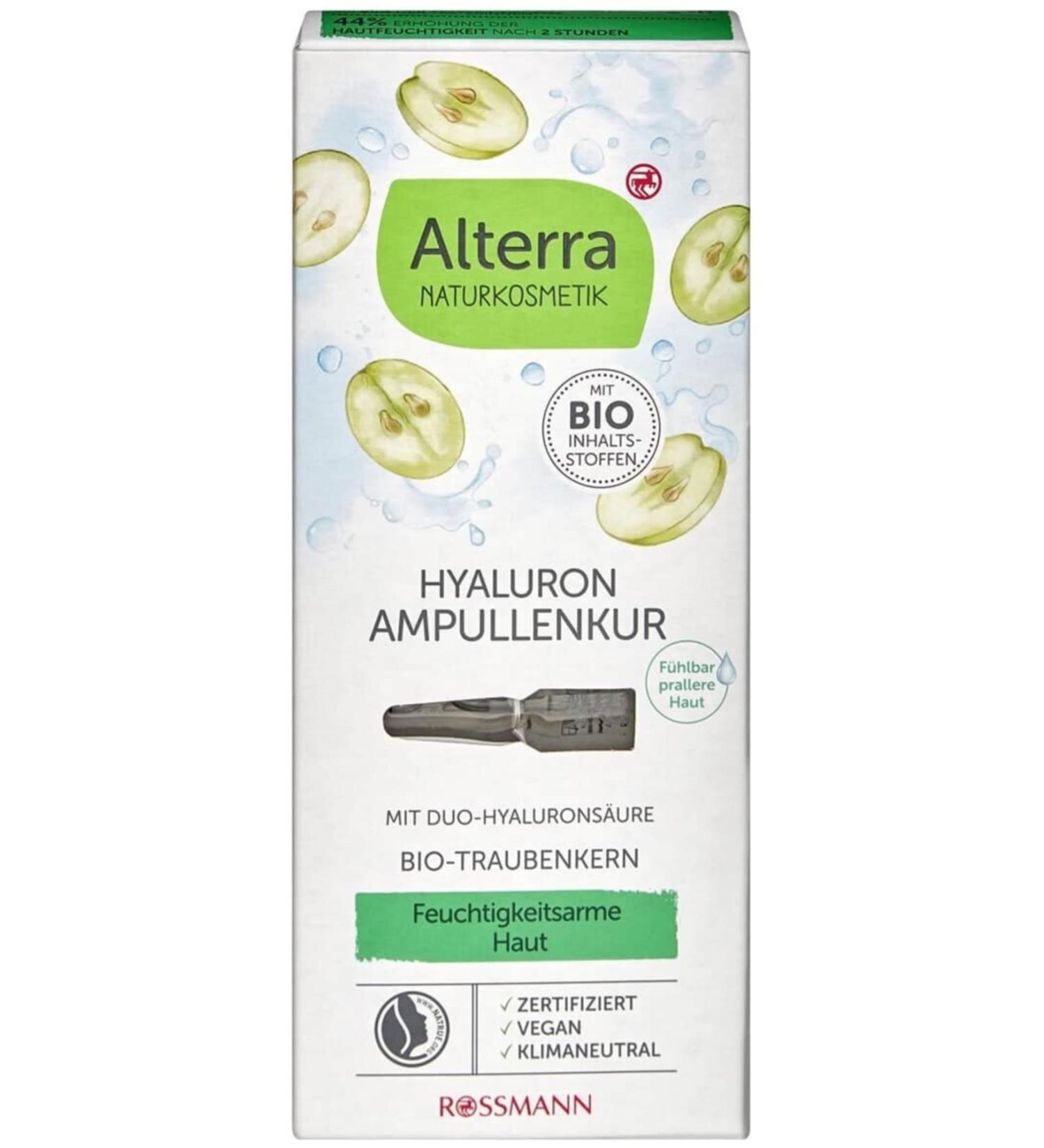 Alterra Concentrate Ampoule Cure Hyaluron Content - For Skin Types That Need Moisture 7x1 Ml
