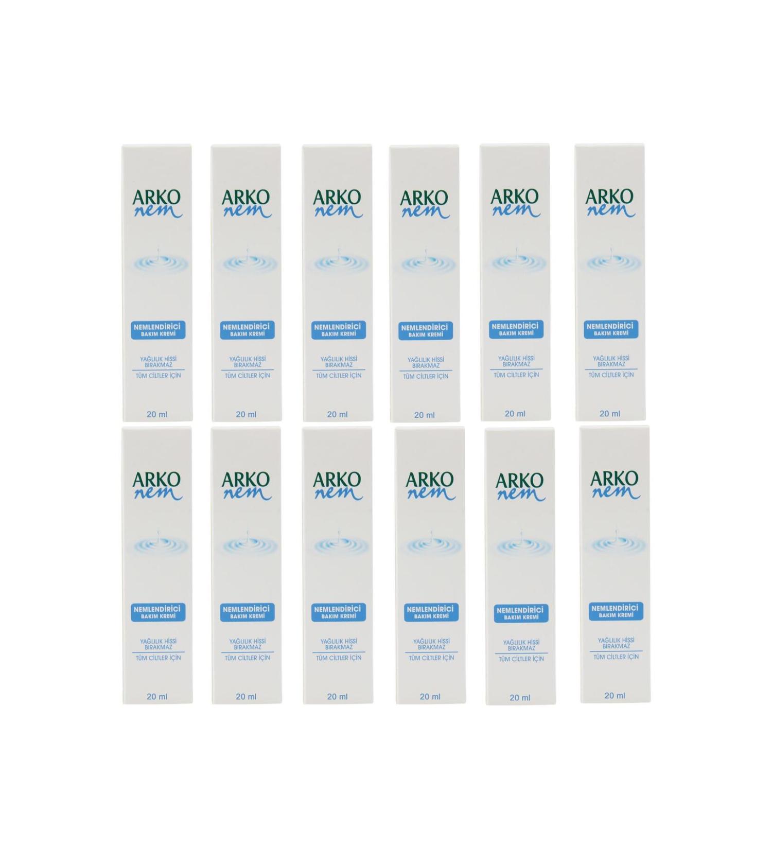 Arko Nem Moisturizing Care Cream 20 ml 12 Pieces