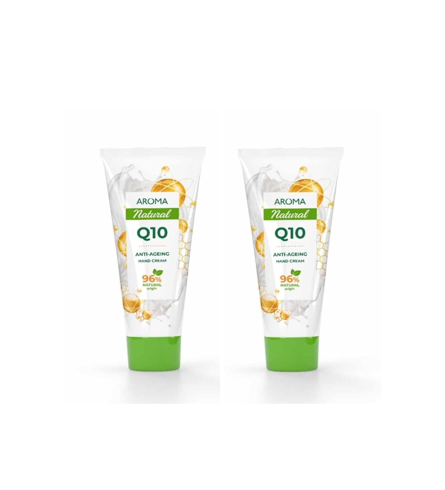 AROMA NATURAL Herbal Hand Cream Q10 2 X 75 Ml