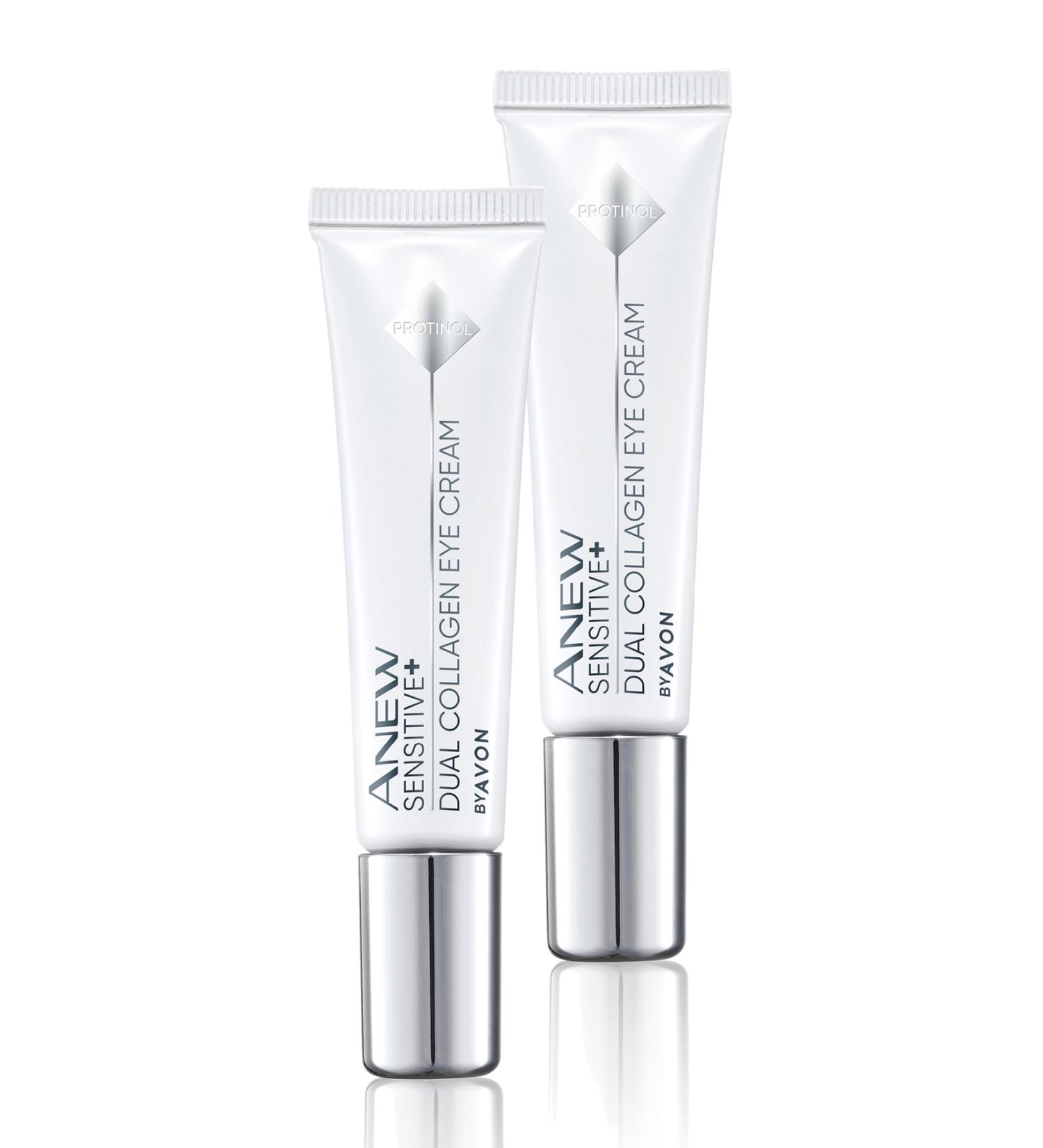 Avon Anew Sensitive Sensitive Skin Dual Collagen Eye Cream 15 Ml. Duo Set