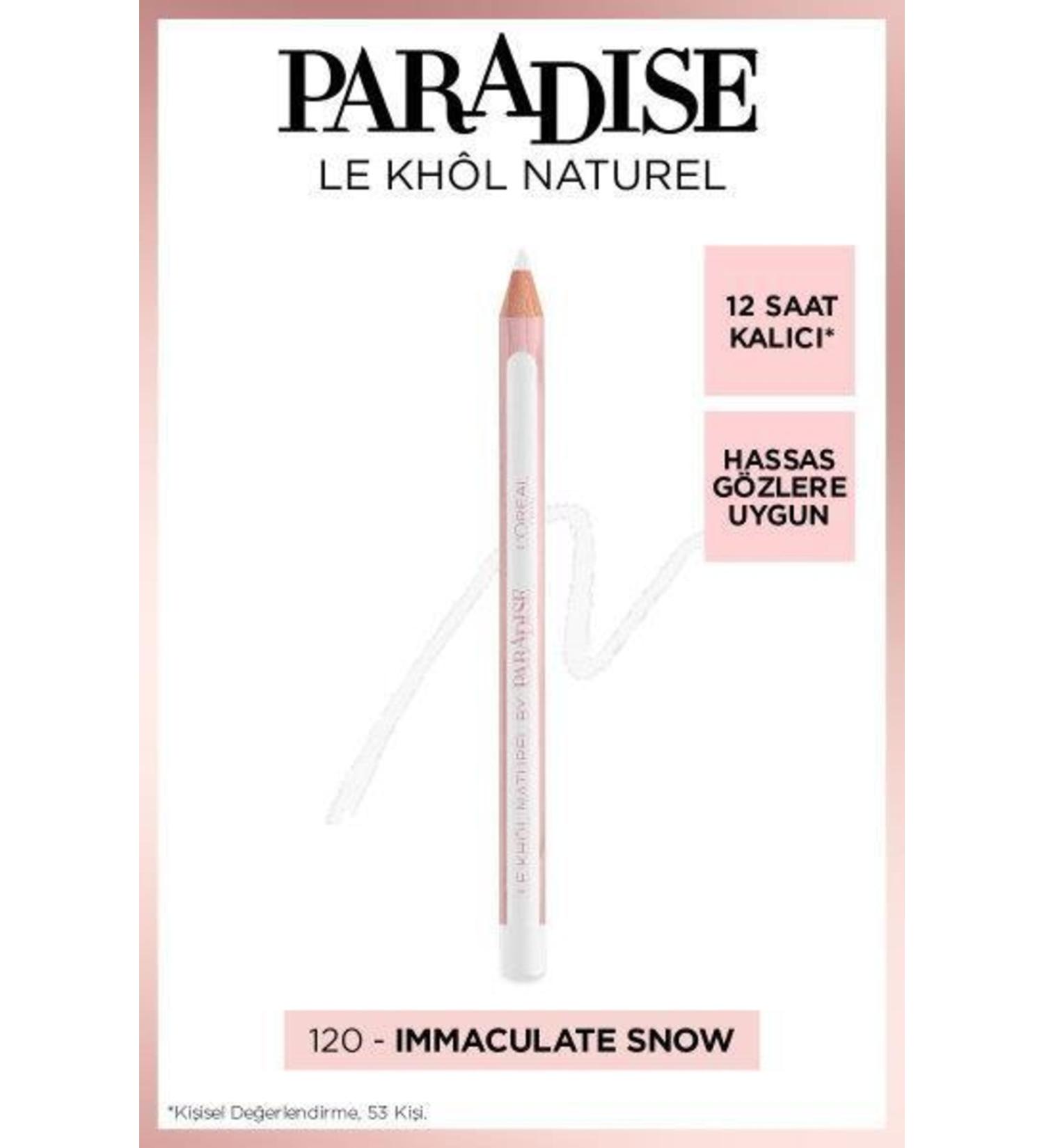 L'Oreal Paris L'or al Paris Paradise Le Khol Eye Pencil 120 Immaculate Snow