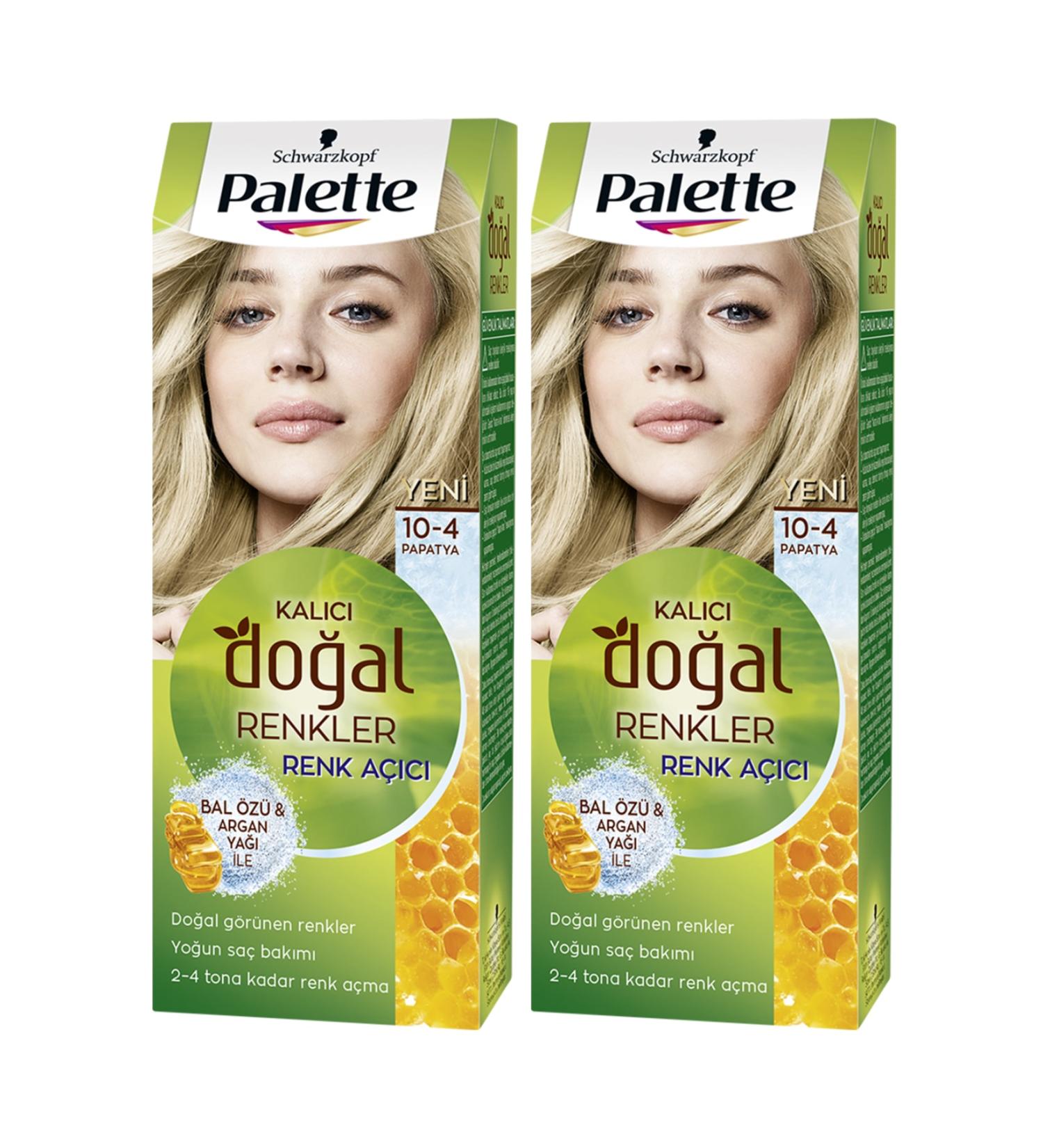 Schwarzkopf 2-Palette Naturel 10-4 Daisy - Hair Dye Oil Care Permanent Natural Colors