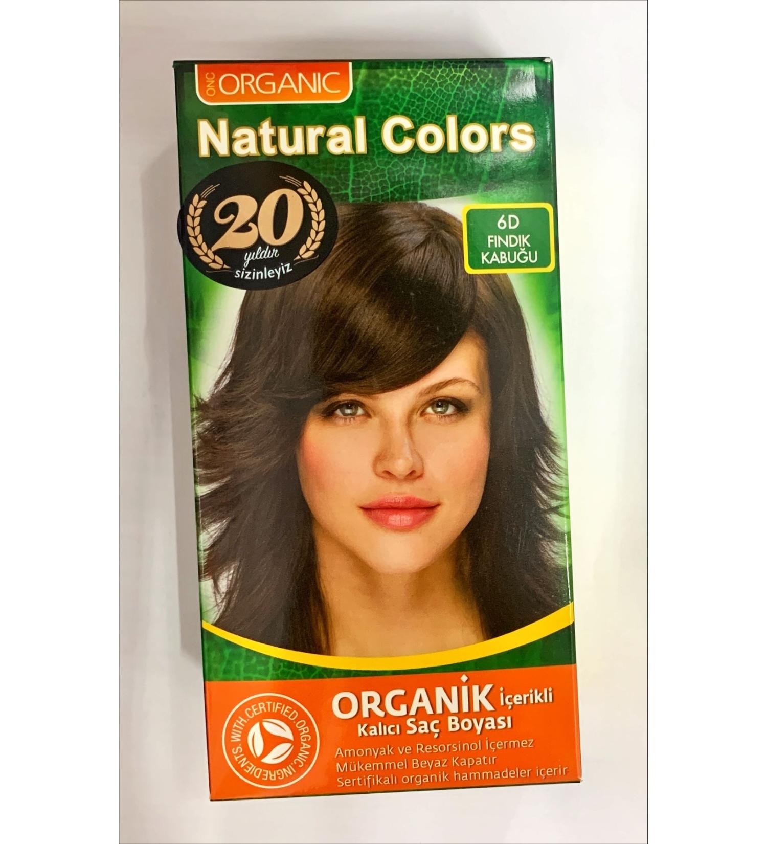 Organic Natural Colors Hair Dye 6D Hazelnut Shell - Organic Dye