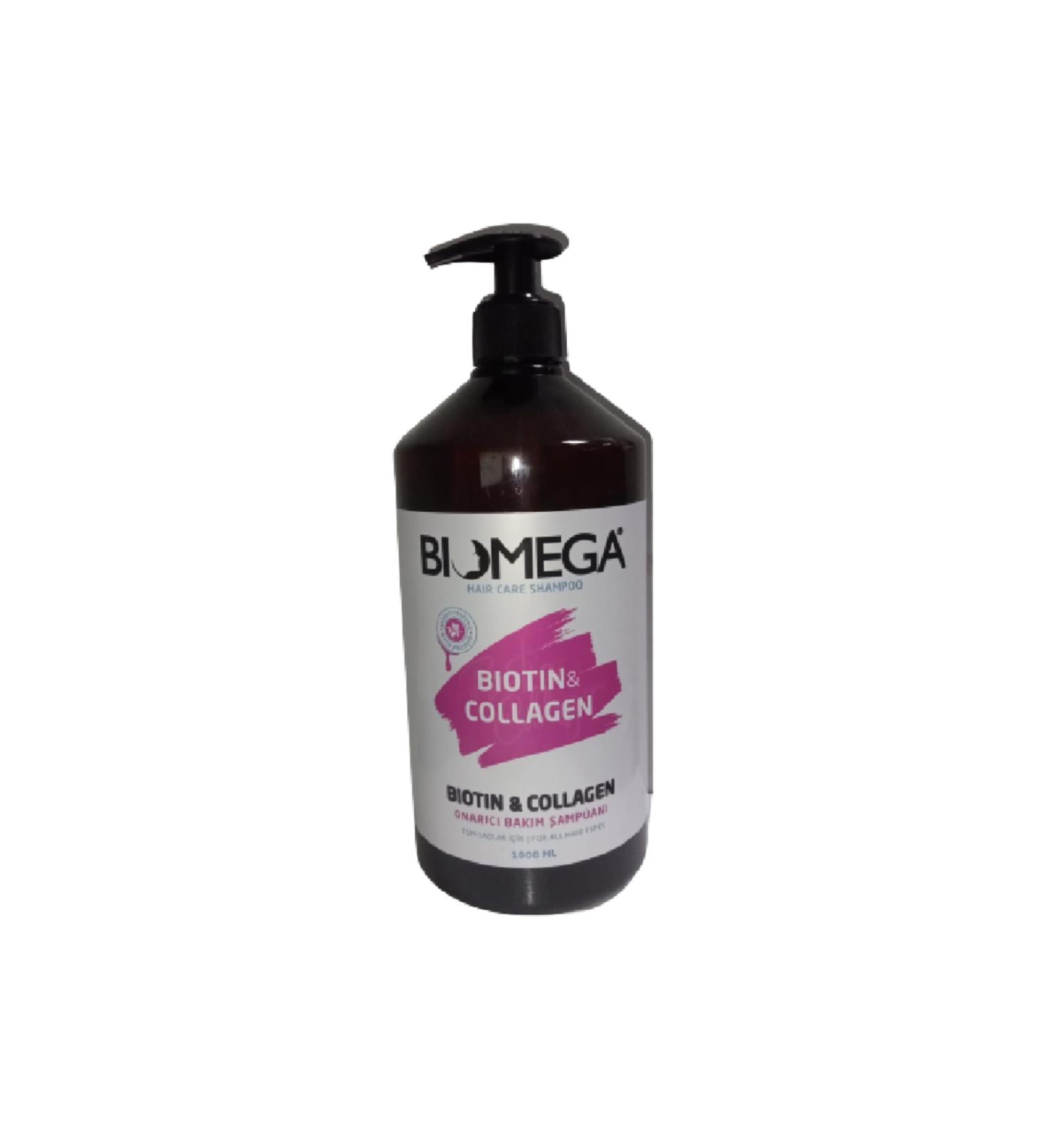 BIOMEGA Biotin&collagen Repair Care Shampoo 1000 Ml