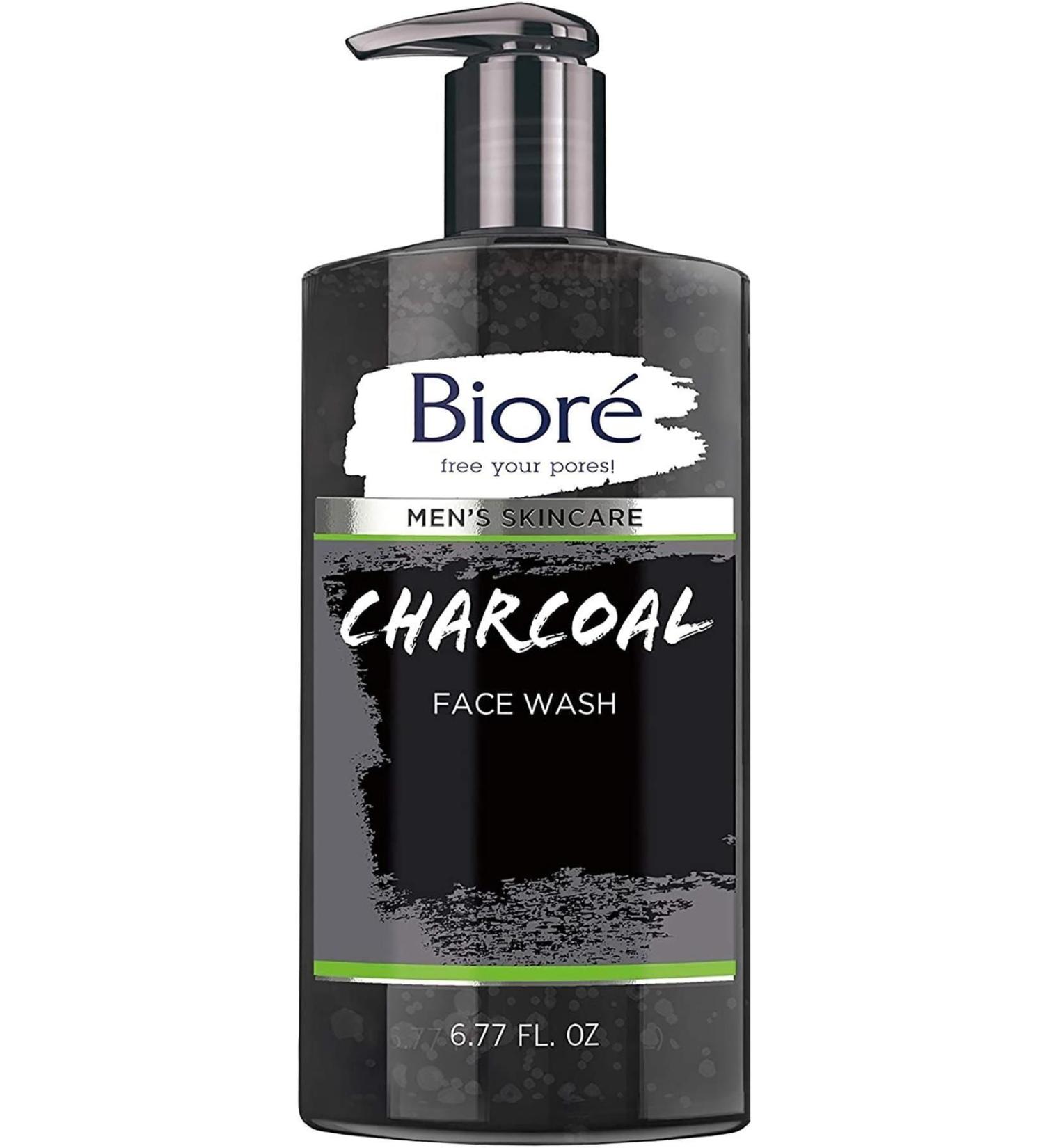 Biore Charcoal Men's Face Wash Gel 200ml