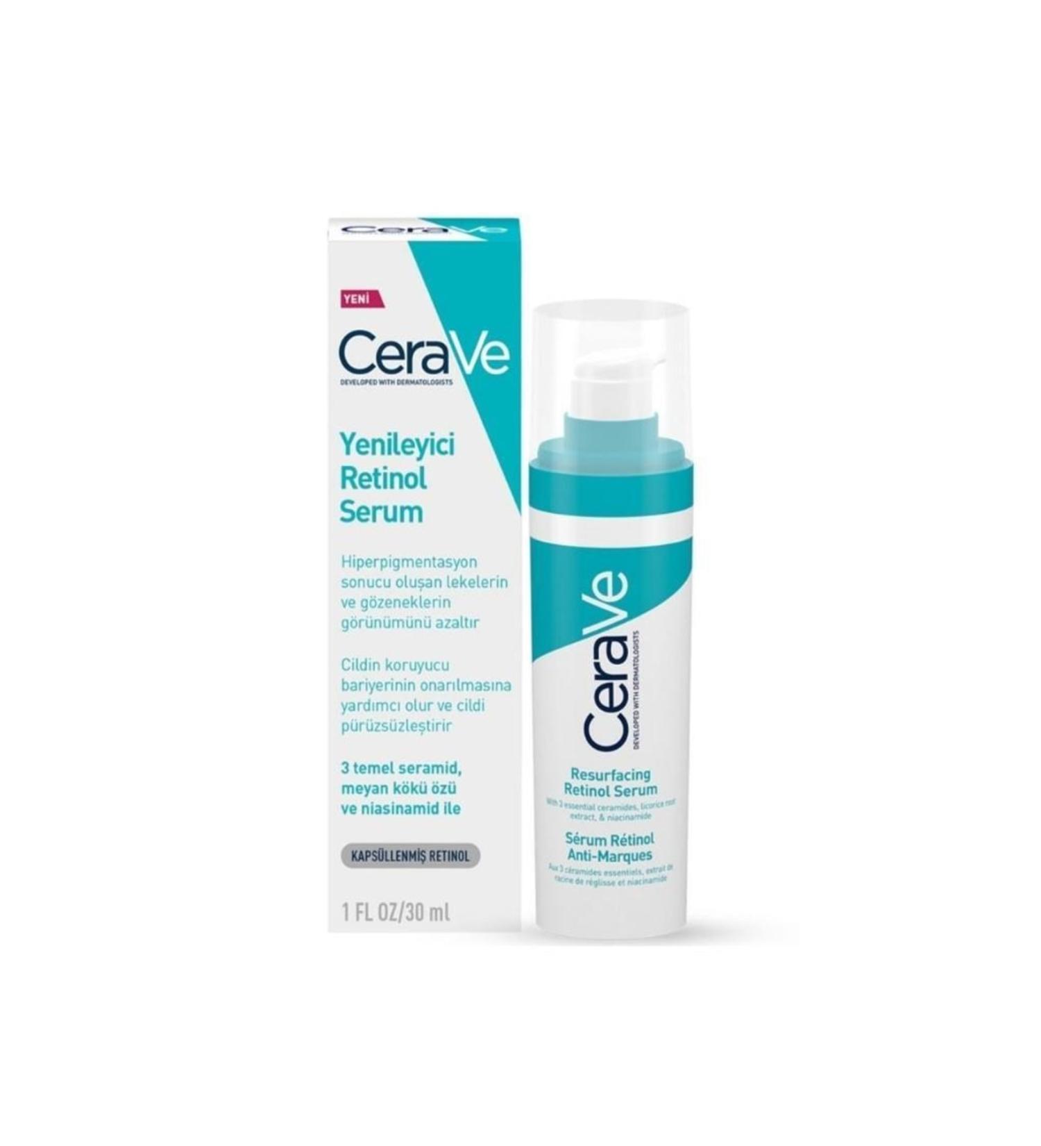CeraVe Refreshing and Renewing Retinol Serum for Oily and Irregular Skin 30ml
