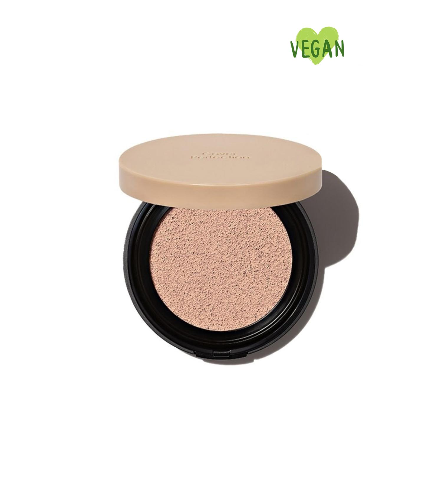 The Saem Vegan Sebum Control Concealer Cushion 1.0 Clear Beige SPF50+ PA++++ - Buy Online on GoSupps.com