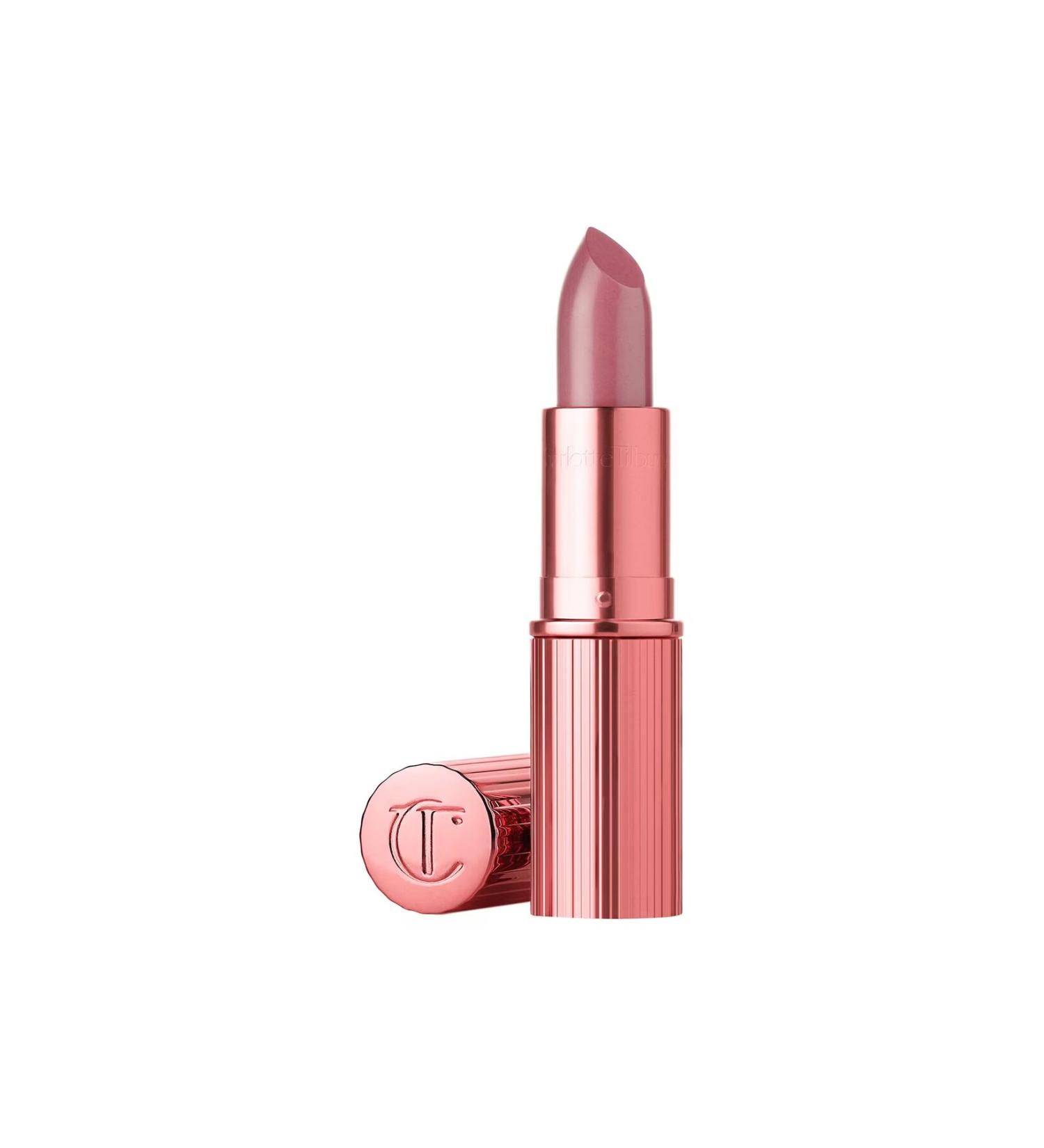Charlotte Tilbury Hollywood Beauty Icon KISSING - Vegan Silicone and Sulfate Free Satin Finish Lipstick 3.5 gr
