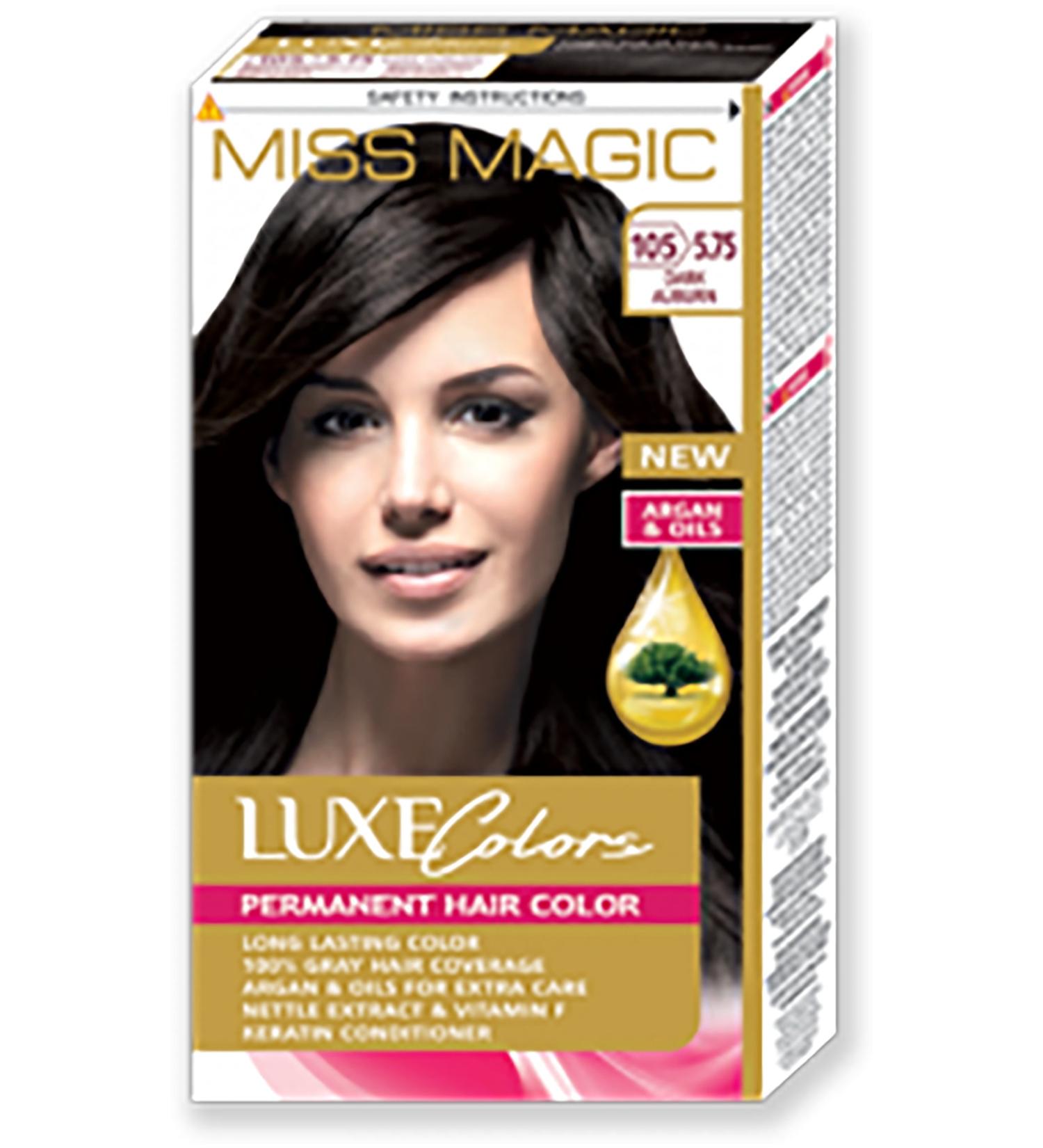 Miss Magic Hair Dye (set Dye) Dark Chestnut 5.75 (105 Dark Auburn)