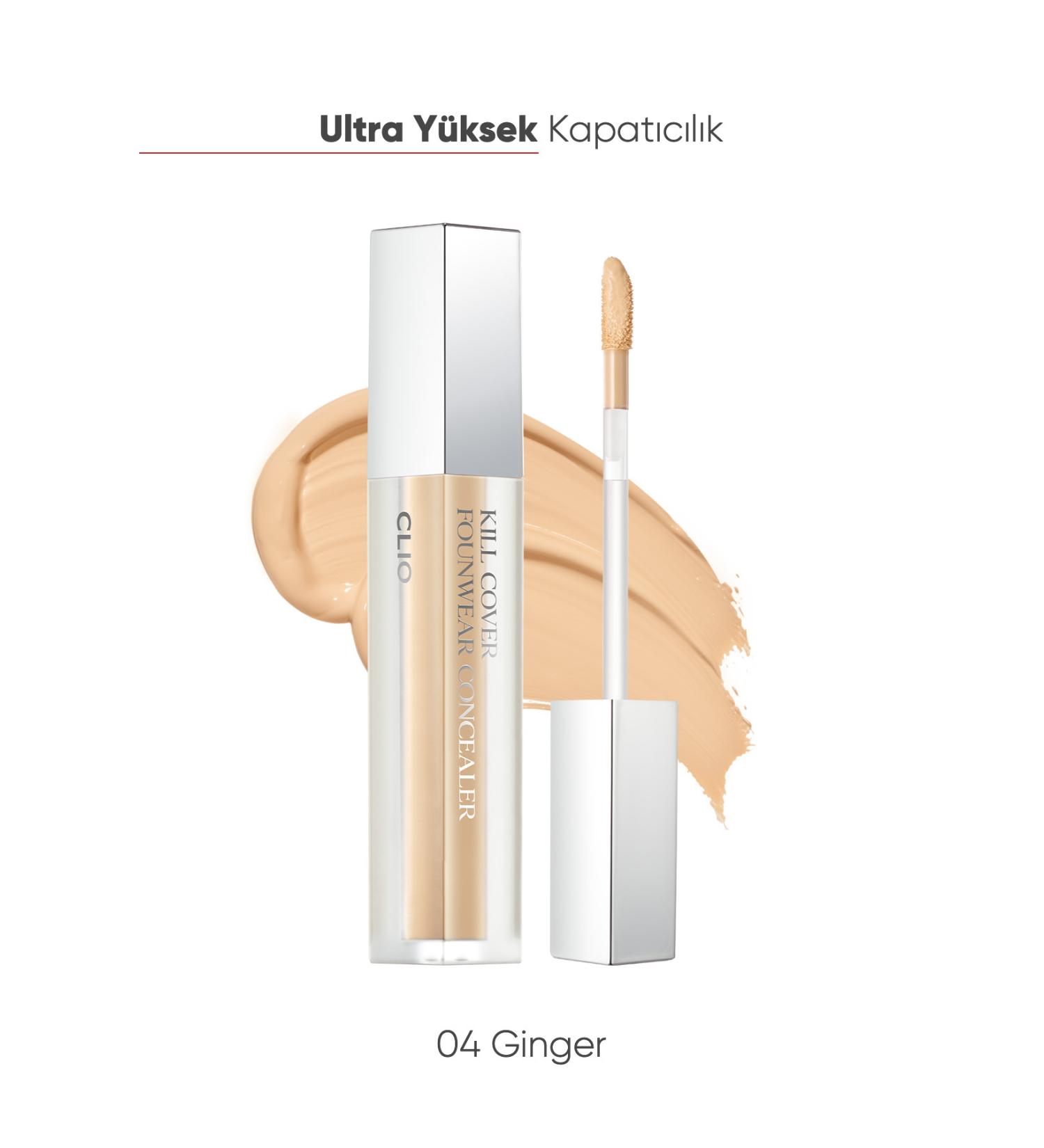 CLIO Intense Coverage Concealer Clio Kill Cover Foundation Concealer (4 Ginger) - Buy Online on GoSupps.com