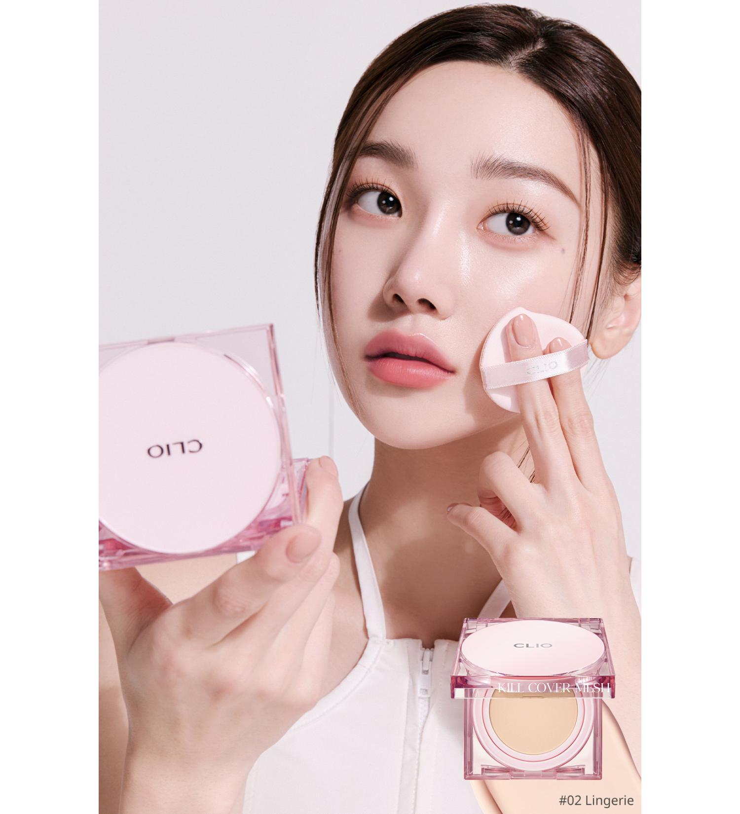 CLIO Intense Moisture and Shine Cushion Kill Cover Mesh Glow Cushion Refill Spf50 Pa (2 LINGERIE) - Buy Online on GoSupps.com