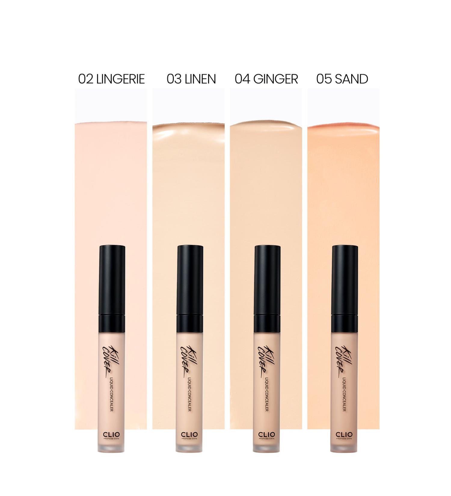 CLIO Long-Lasting Smooth Texture Concealer CLIO Kill Cover Liquid Concealer (05 Sand) - Buy Online on GoSupps.com
