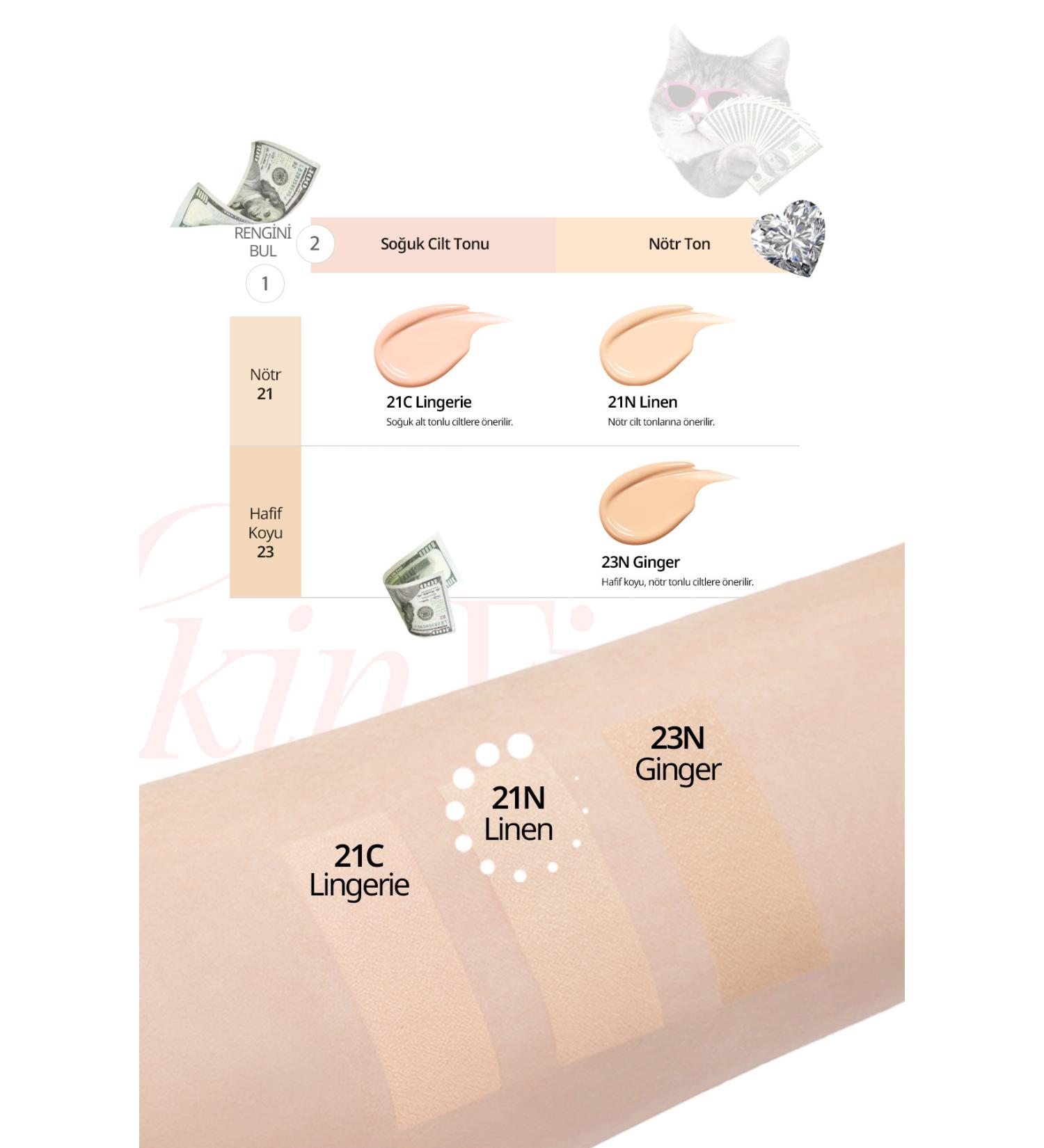 CLIO Special Design All Day Long Lasting Matte Cushion CLIO Kill Cover Skin Fixer Cushion 21N Linen Luxury Koshort - Buy Online on GoSupps.com