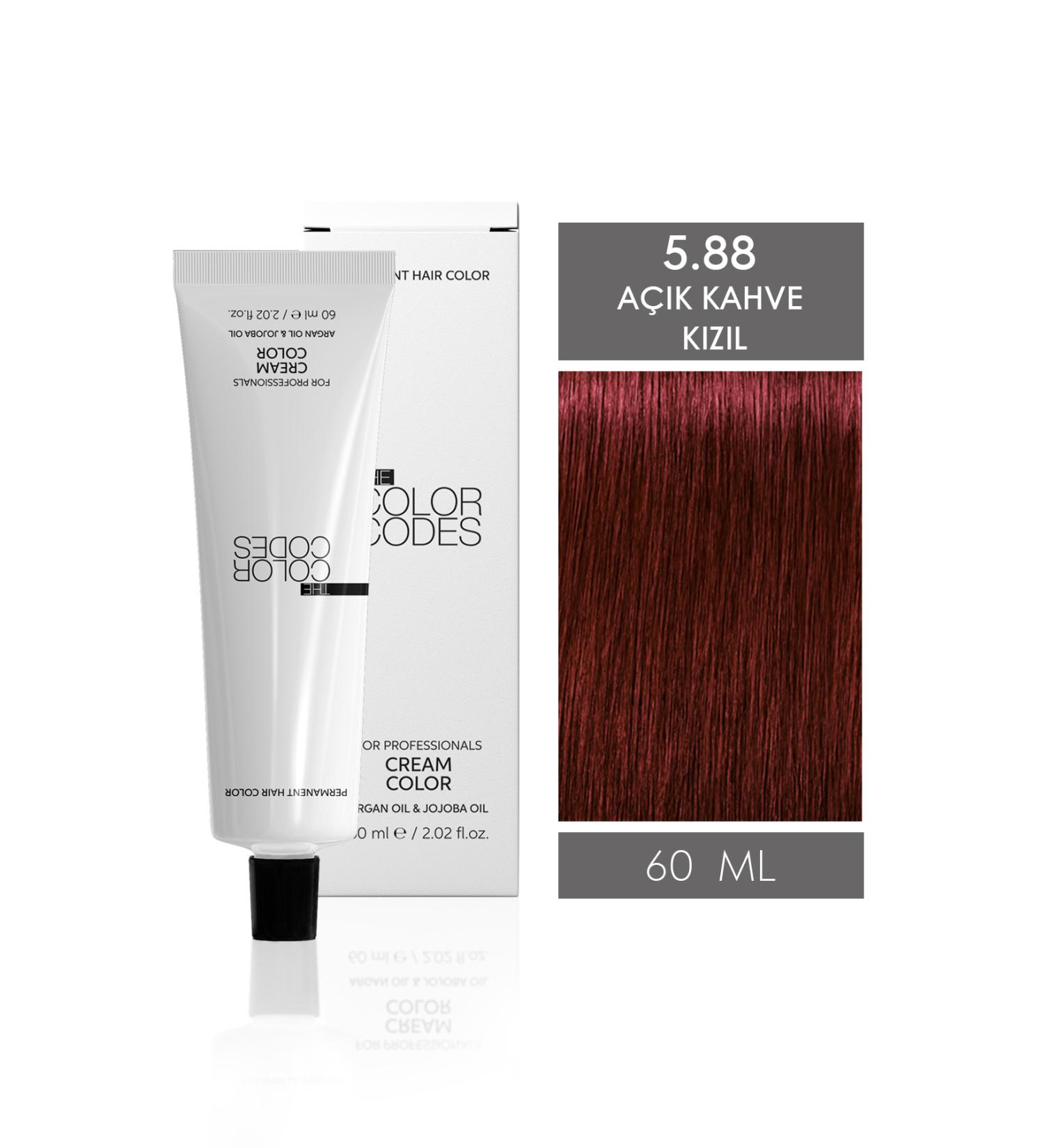 THE COLOR CODES CREAM COLOR 5.16 LIGHT BROWN COLD CHOCOLATE 60ML