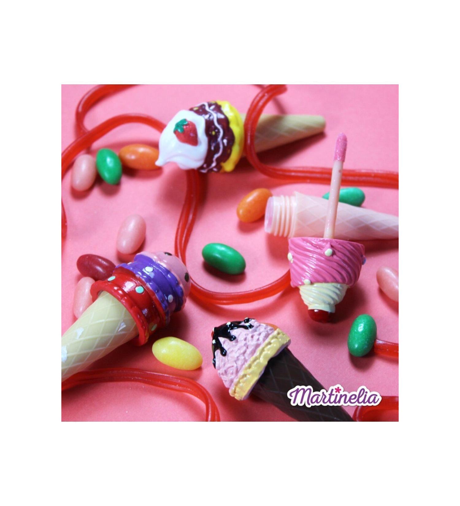 Martinelia Ice Cream Figured Girls Blueberry Flavored Lip Gloss - Buy Online on GoSupps.com