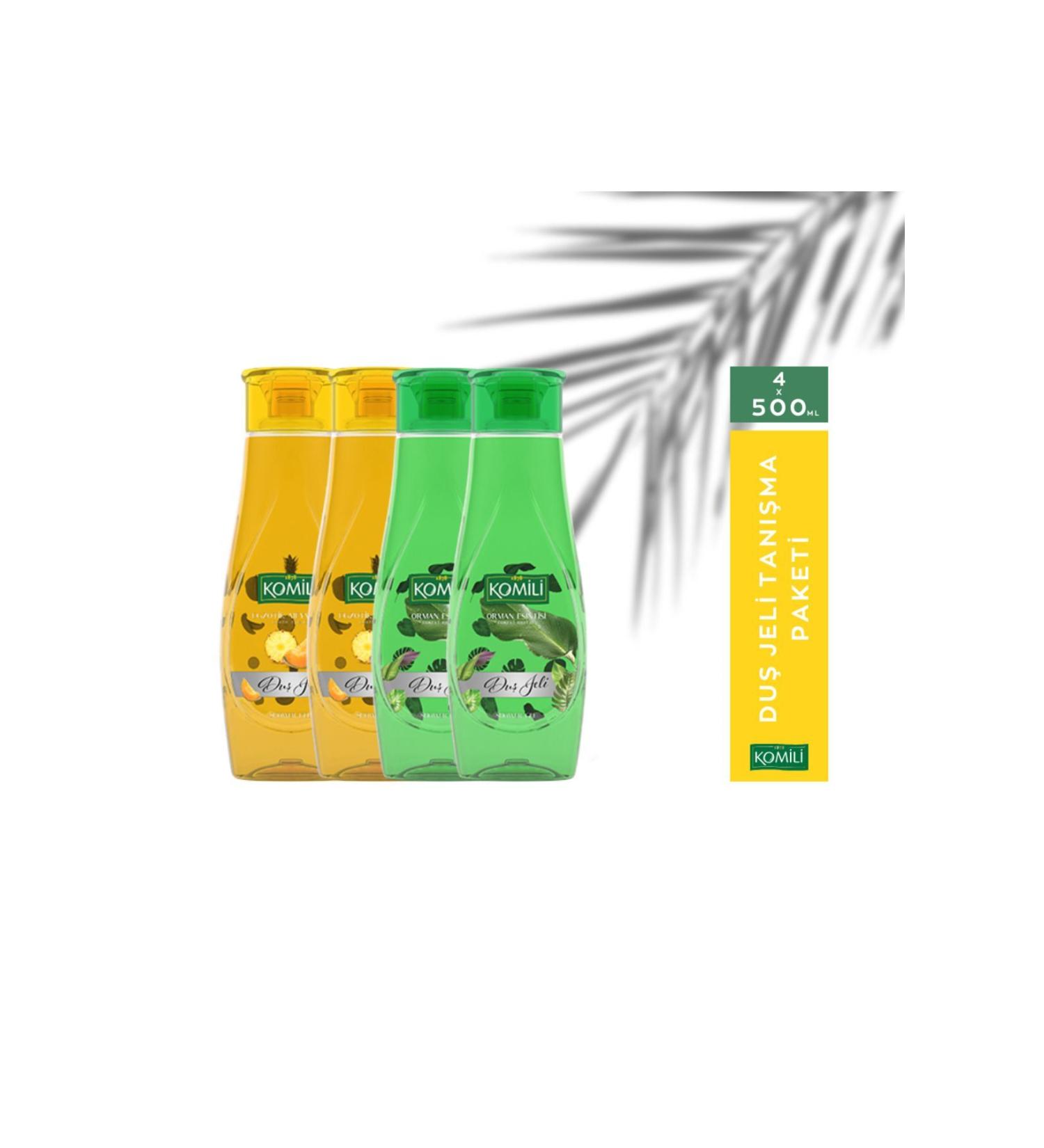 Komili 2X Exotic Fruits 2X Forest Breeze Shower Gel 4x500 ml