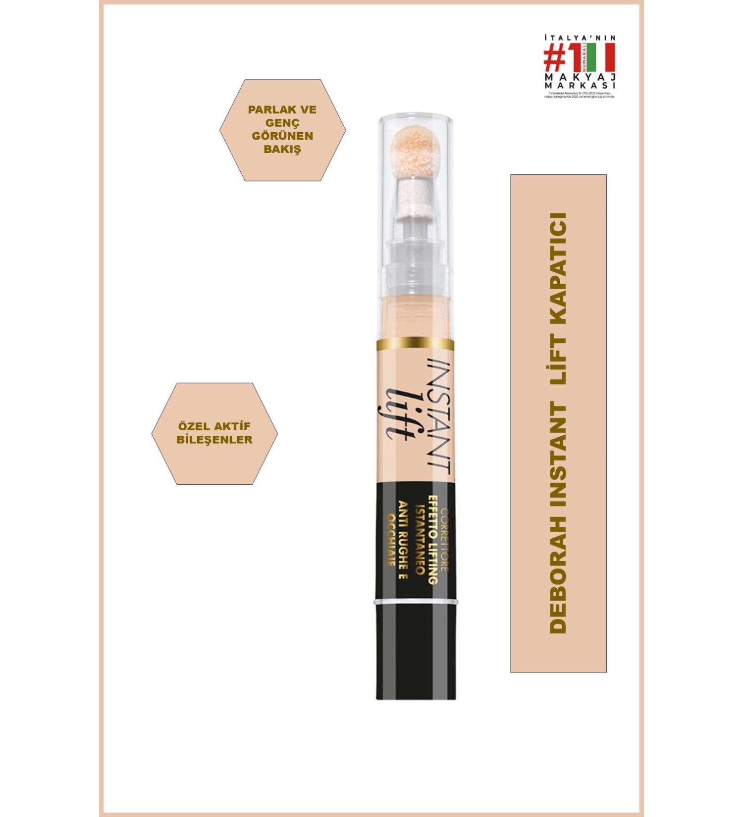 Deborah Instant Lift Concealer 00 Ivory Concealer - Buy Online on GoSupps.com
