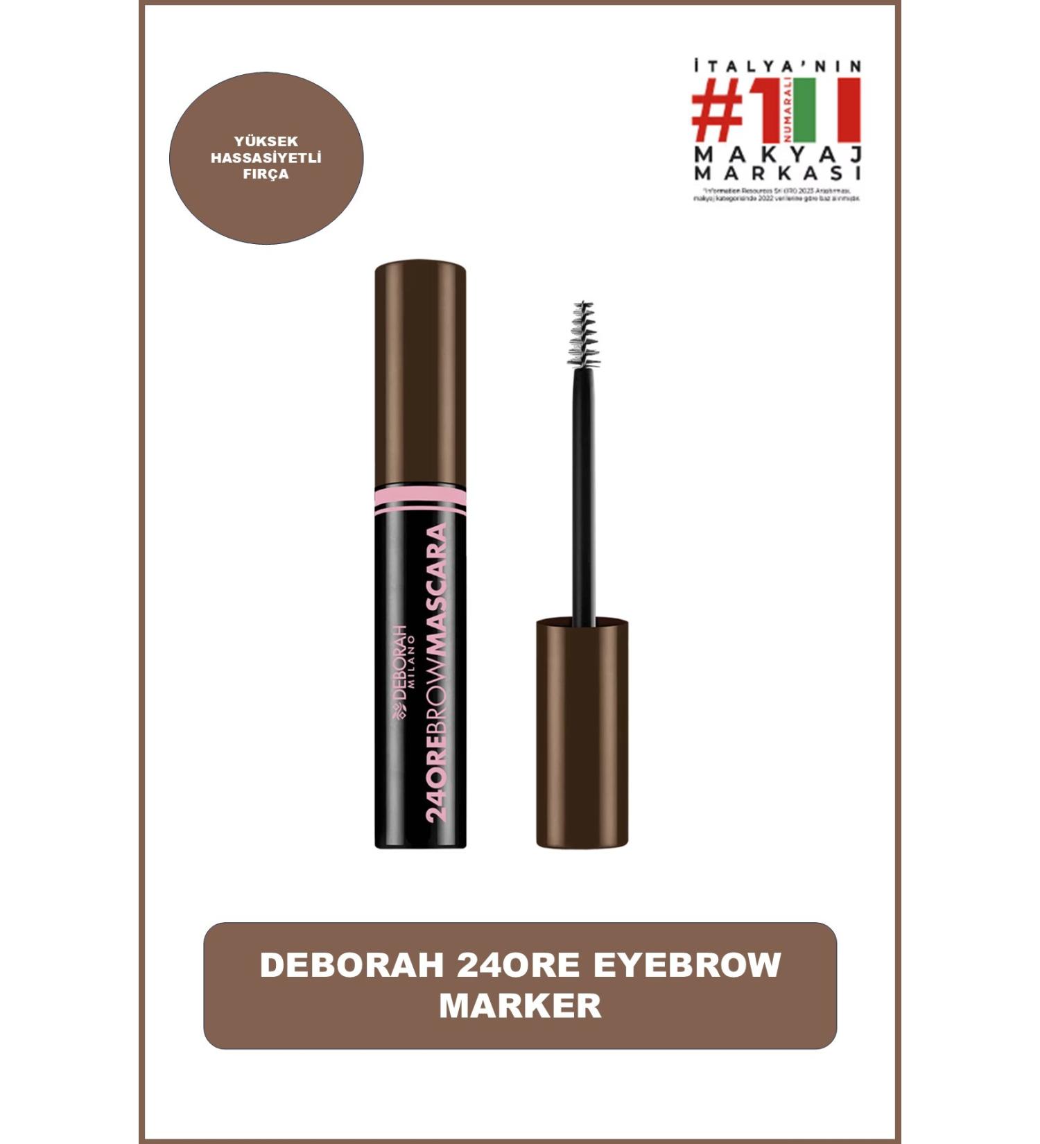 Deborah Milano 24 Ore Eyebrow Marker Eyebrow Pencil No:02