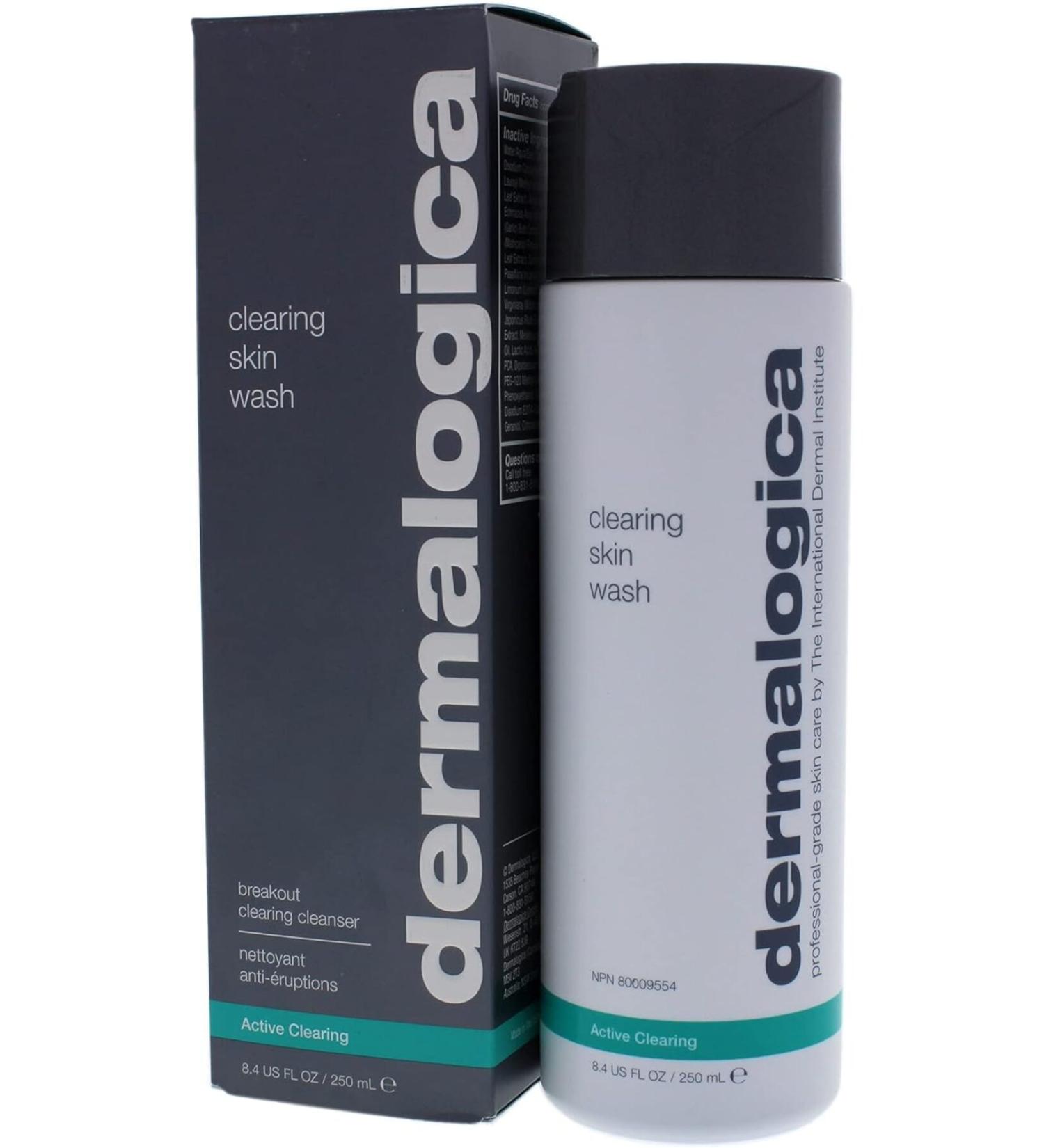 Dermalogica Clearing Skin Wash - Facial Cleanser with Salicylic Acid for Oily and Acne-Prone Skin 250 ml