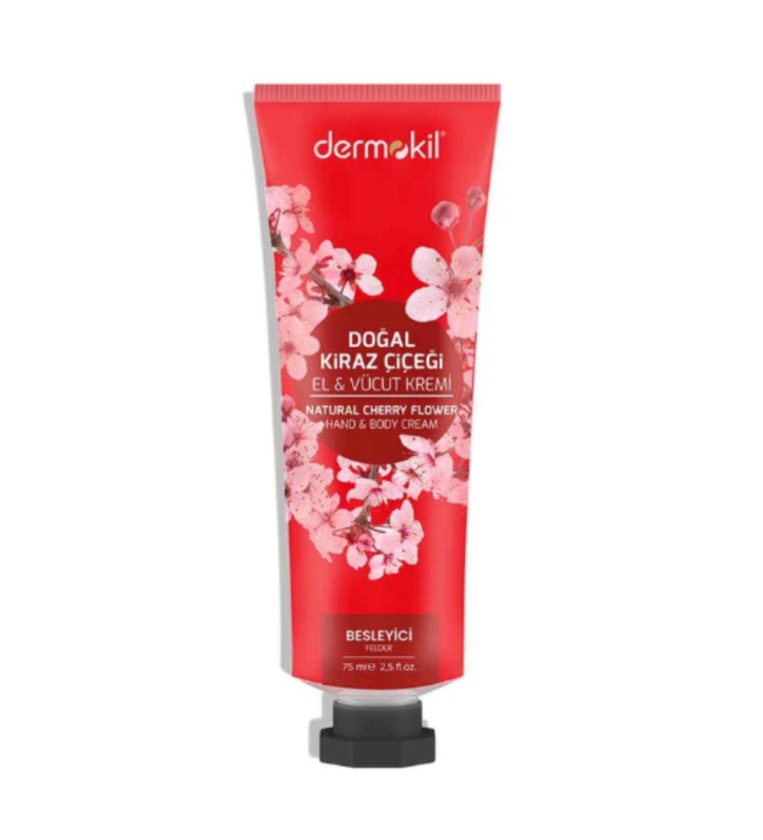 Dermokil Cherry Blossom Hand Cream Bag Size 75 mL