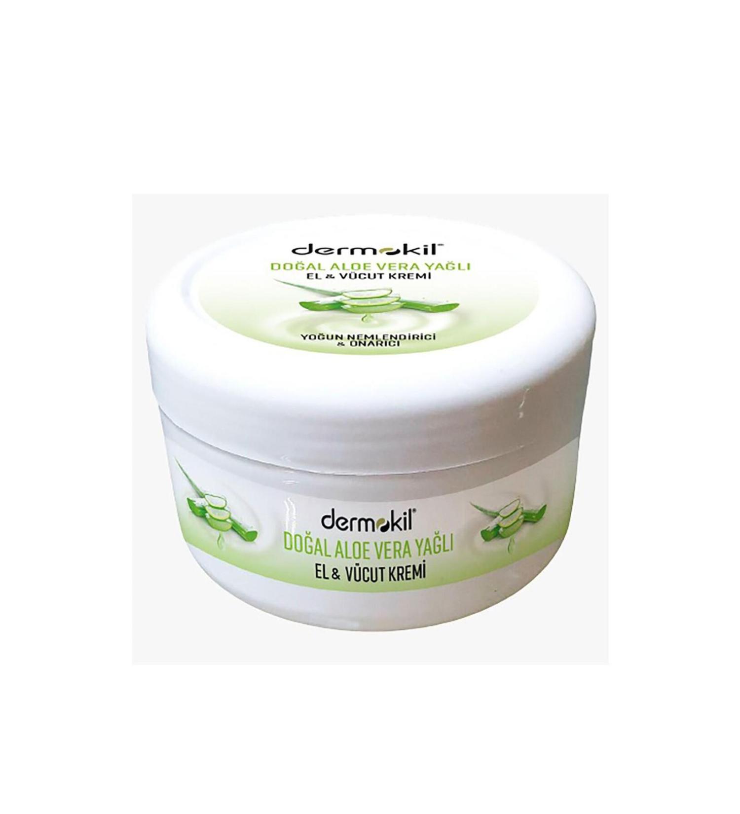 Dermokil Natural Hand and Face Care Cream Aloe Vera 220 ml