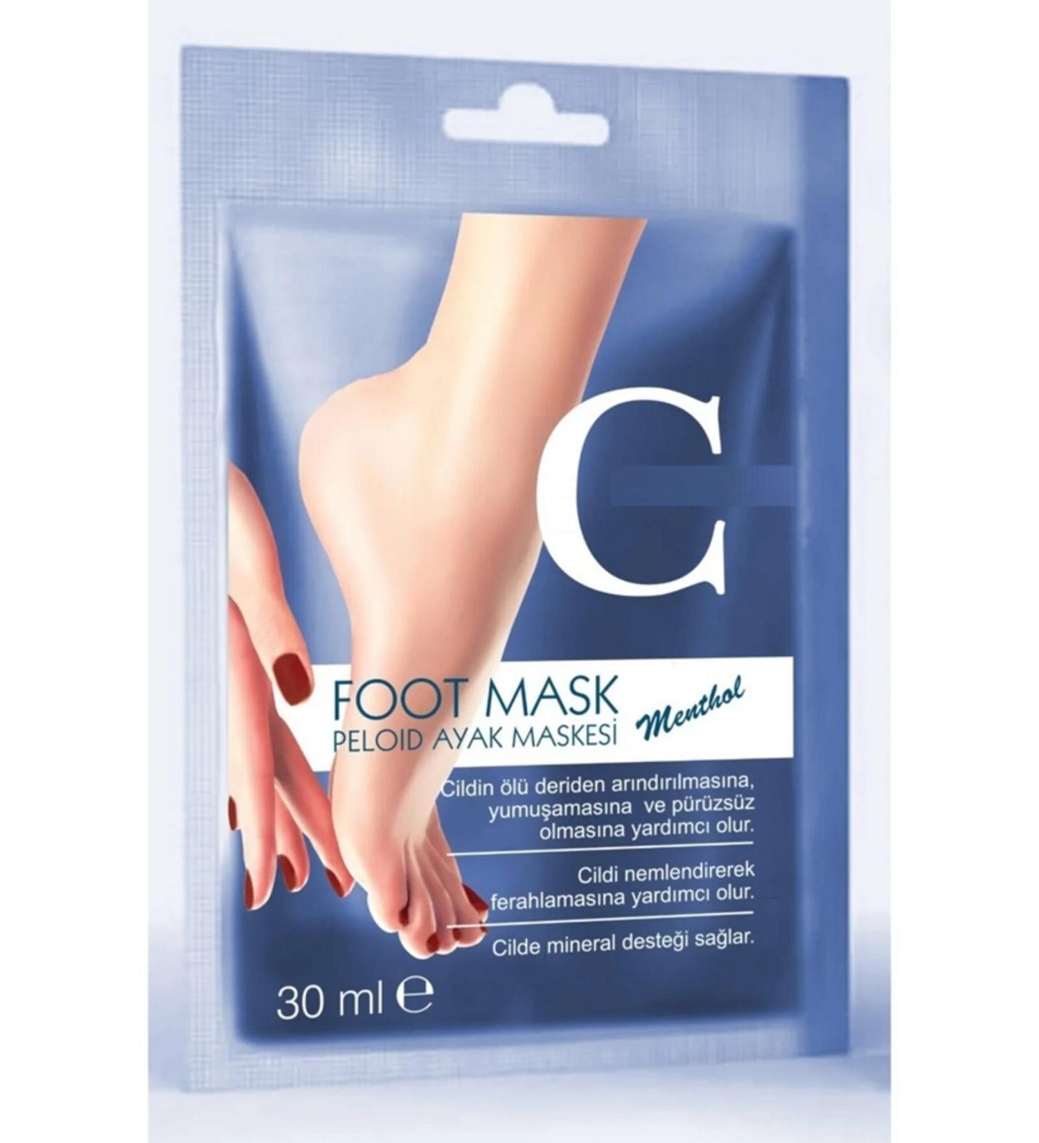 Kastore 3 Pieces Foot Care Mask Dead Skin Exfoliating Foot Heel Softening Moisturizing 30mlx3