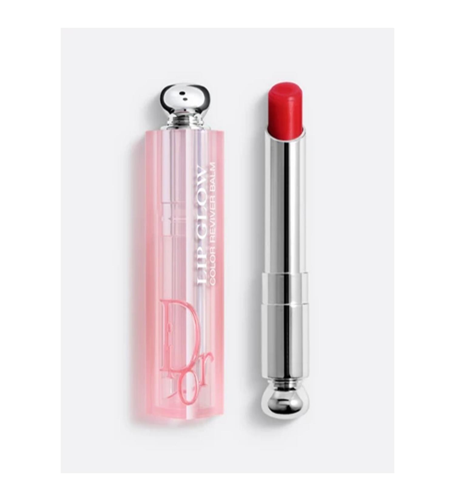 Dior Addict Lip Glow-24 Hour Moisturizing Shiny Revitalizing Lip Balm with Cherry Oil