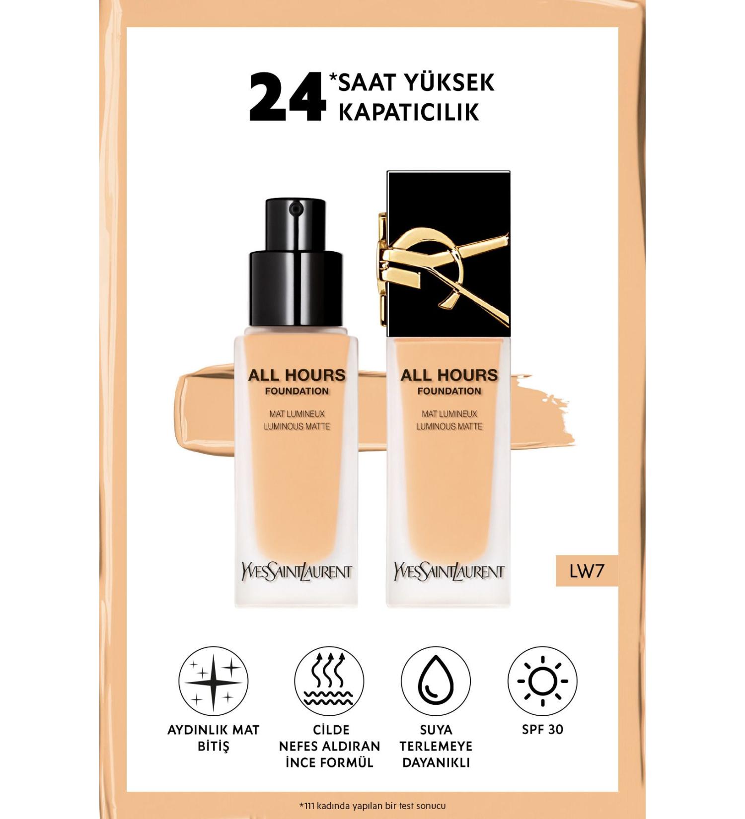Yves Saint Laurent All Hours All Day Luminous Matte Finish Foundation Lw7 3614273593588 - Buy Online on GoSupps.com