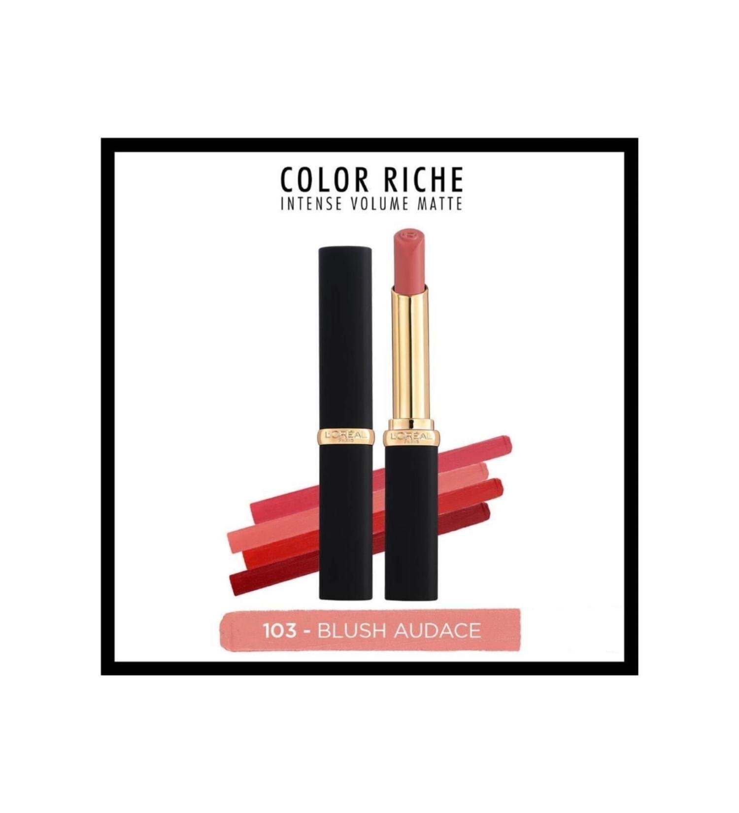L'Oreal Paris Color Riche Intense Volume Matte Lipstick - 103 Blush Audace
